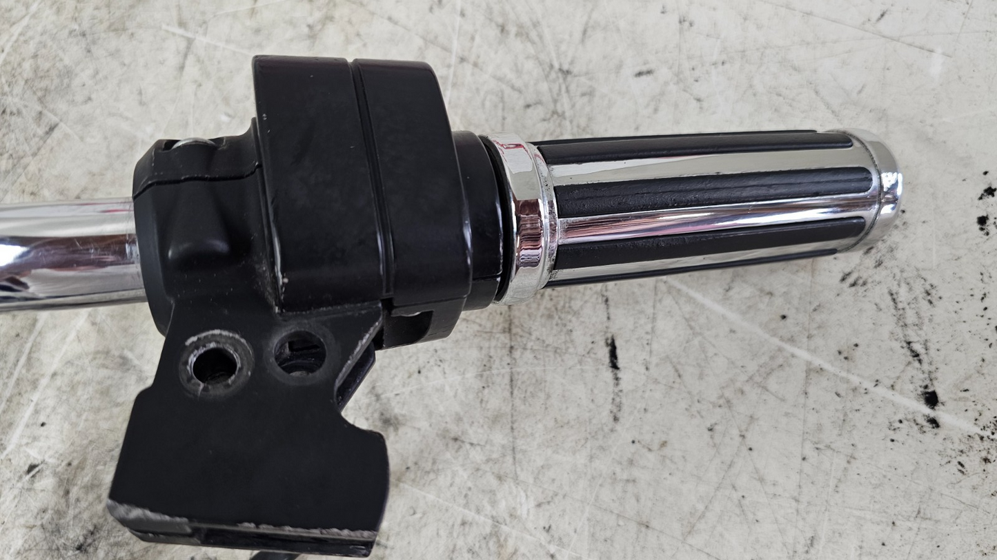 1990 Harley FXR FXRT FXRD FXRS FXLR FXRC Chrome Drag Bars 8" Risers Hand Control