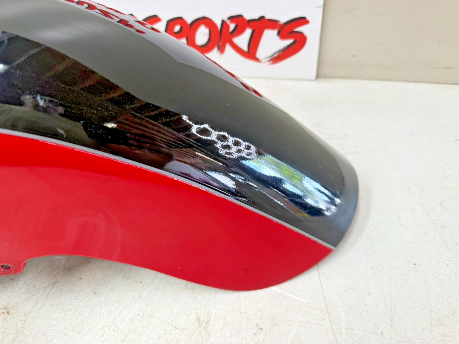 2001 HONDA VALKYRIE INTERSTATE OEM Front Fender With Chrome Trim Tip