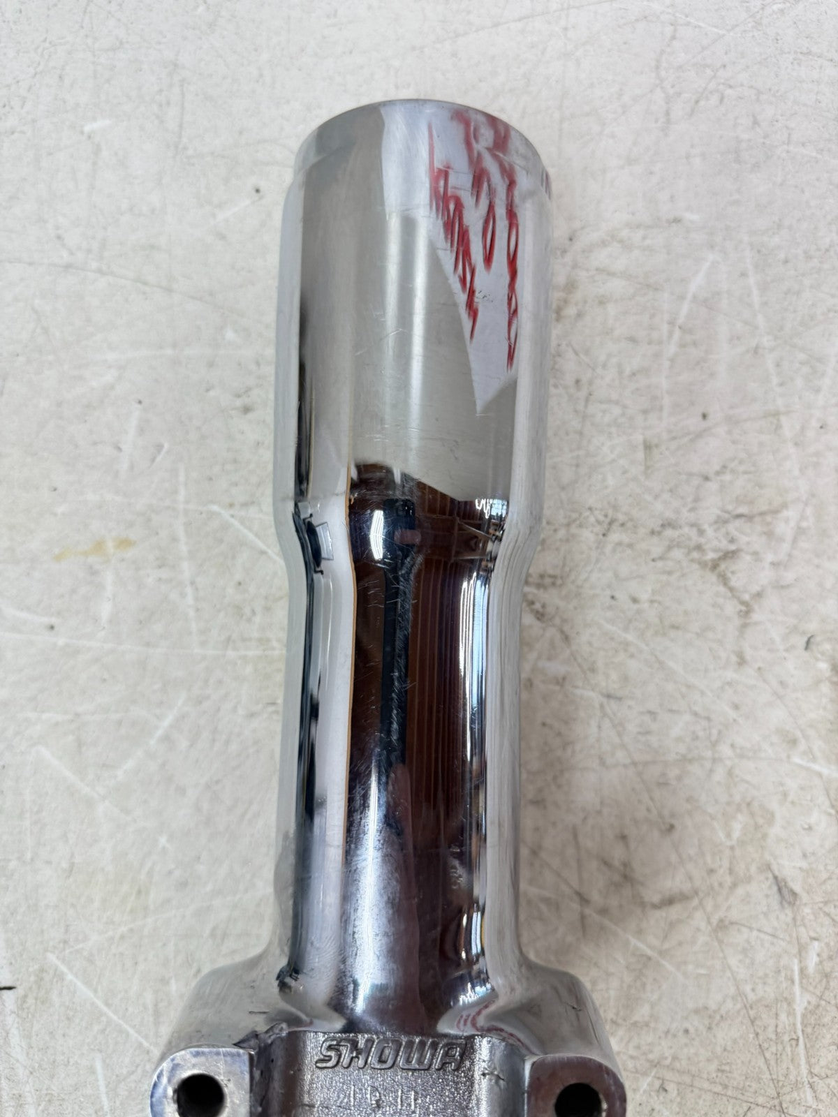 1997 HARLEY DAVIDSON SOFTAIL 41mm Left Chrome Fork Leg Tube Lower Slider