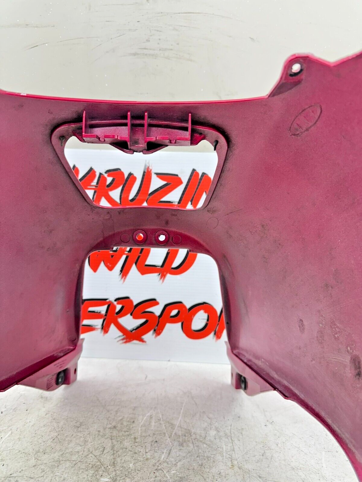 2004 Honda Goldwing GL1800 Top Shelter Fairing Cowl Panel Red