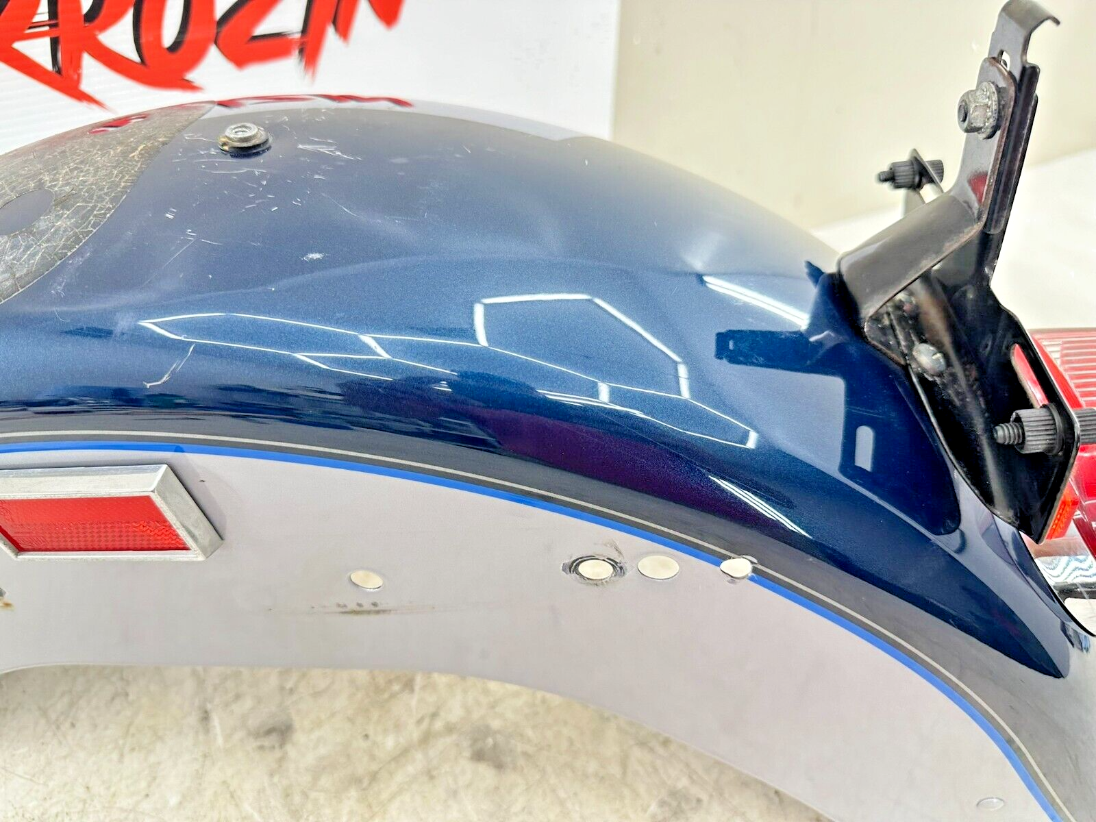 2002 HARLEY SOFTAIL OEM HD Rear Fender + Brake Light