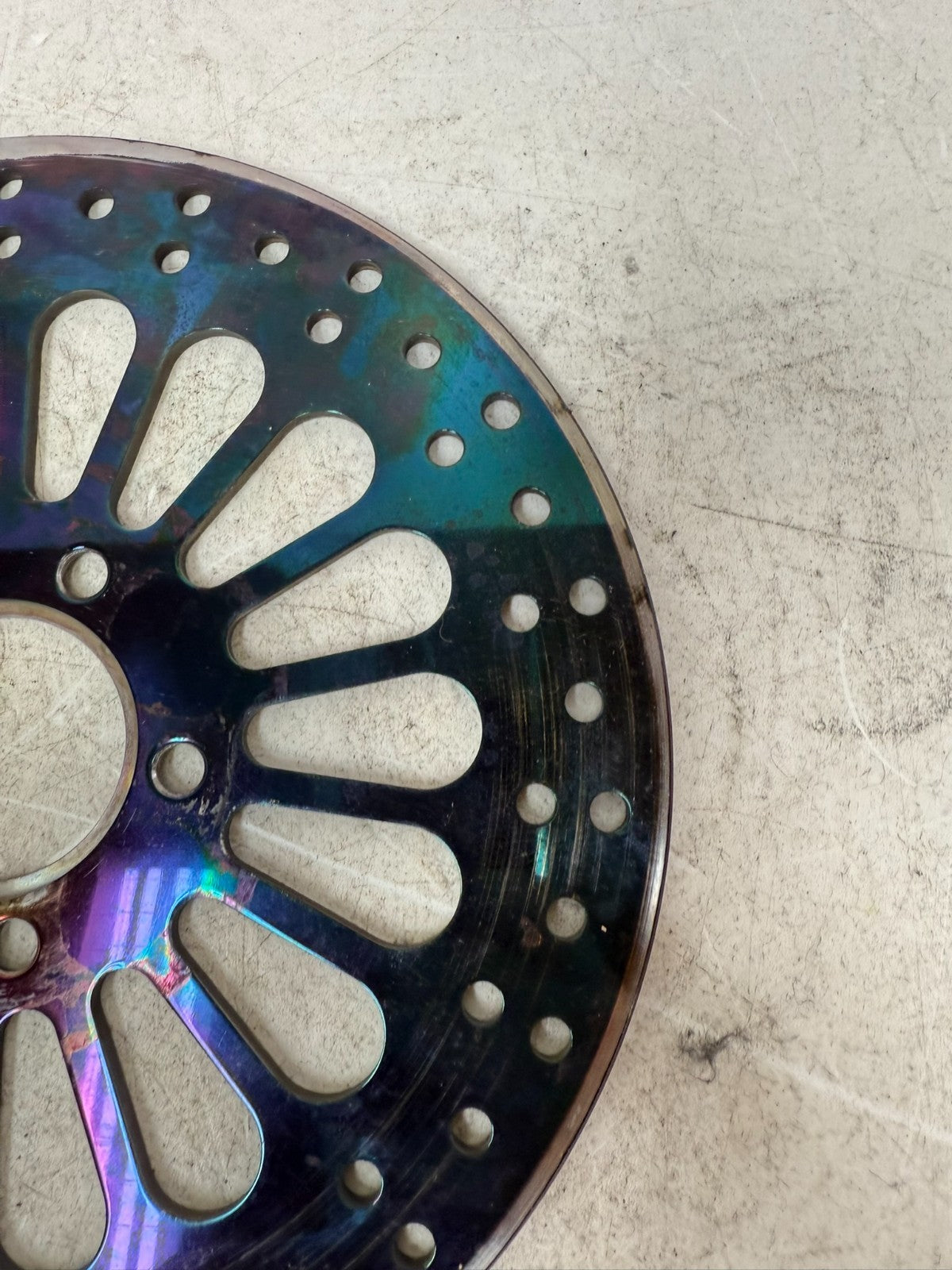 1997 HARLEY DAVIDSON SOFTAIL Front Brake Disc Rotor 11.5in OEM Chrome