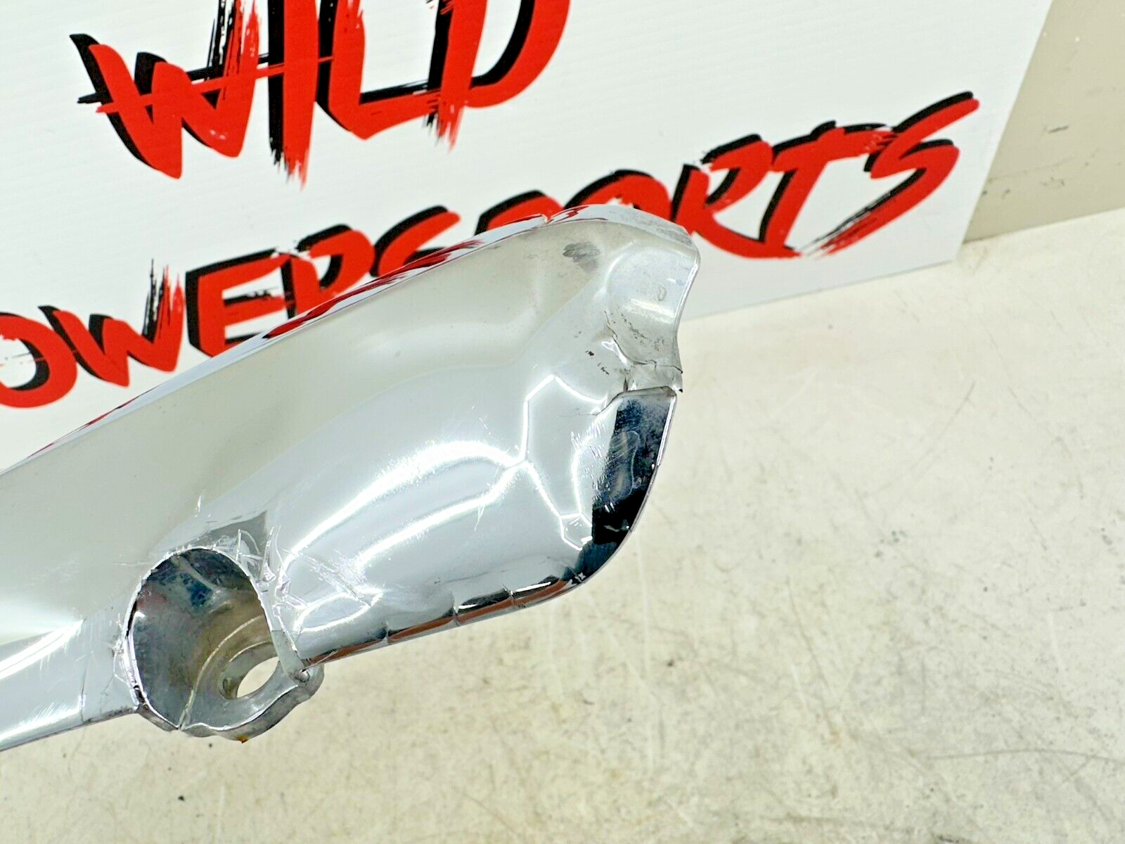 2004 Honda Goldwing GL1800 Chrome Right Left Injector Head Cover Fairing