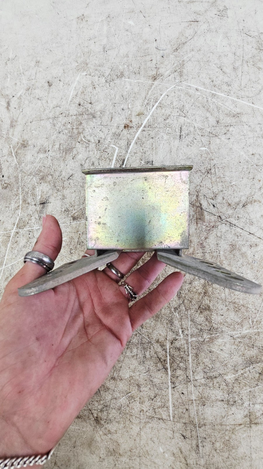 1996 HARLEY FLH ELECTRA GLIDE Driver Backrest Mounting Bracket Frame Dock