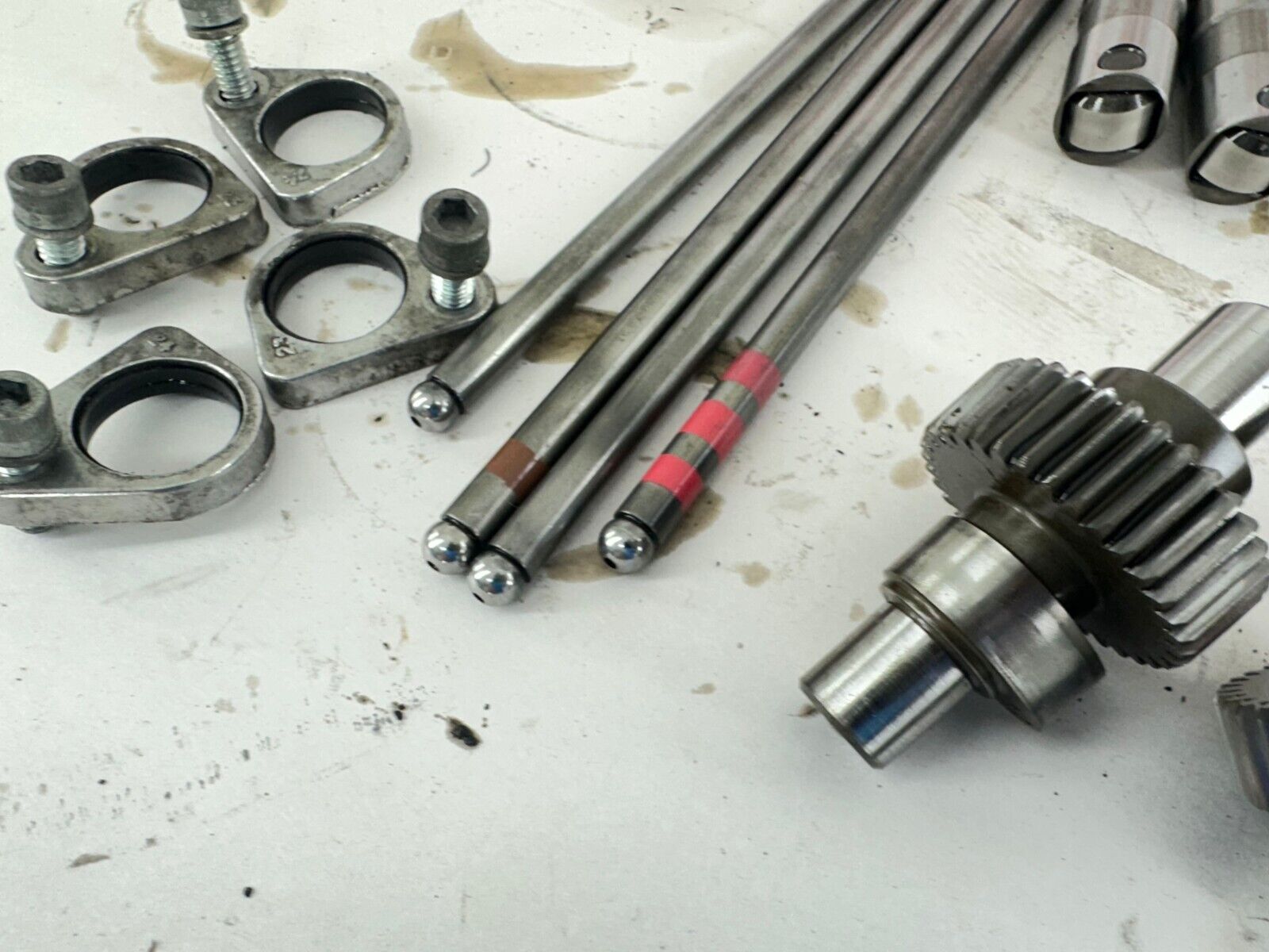 2003 Harley Davidson Sportster 1200 Cams Lifter Pushrods Chrome Cover