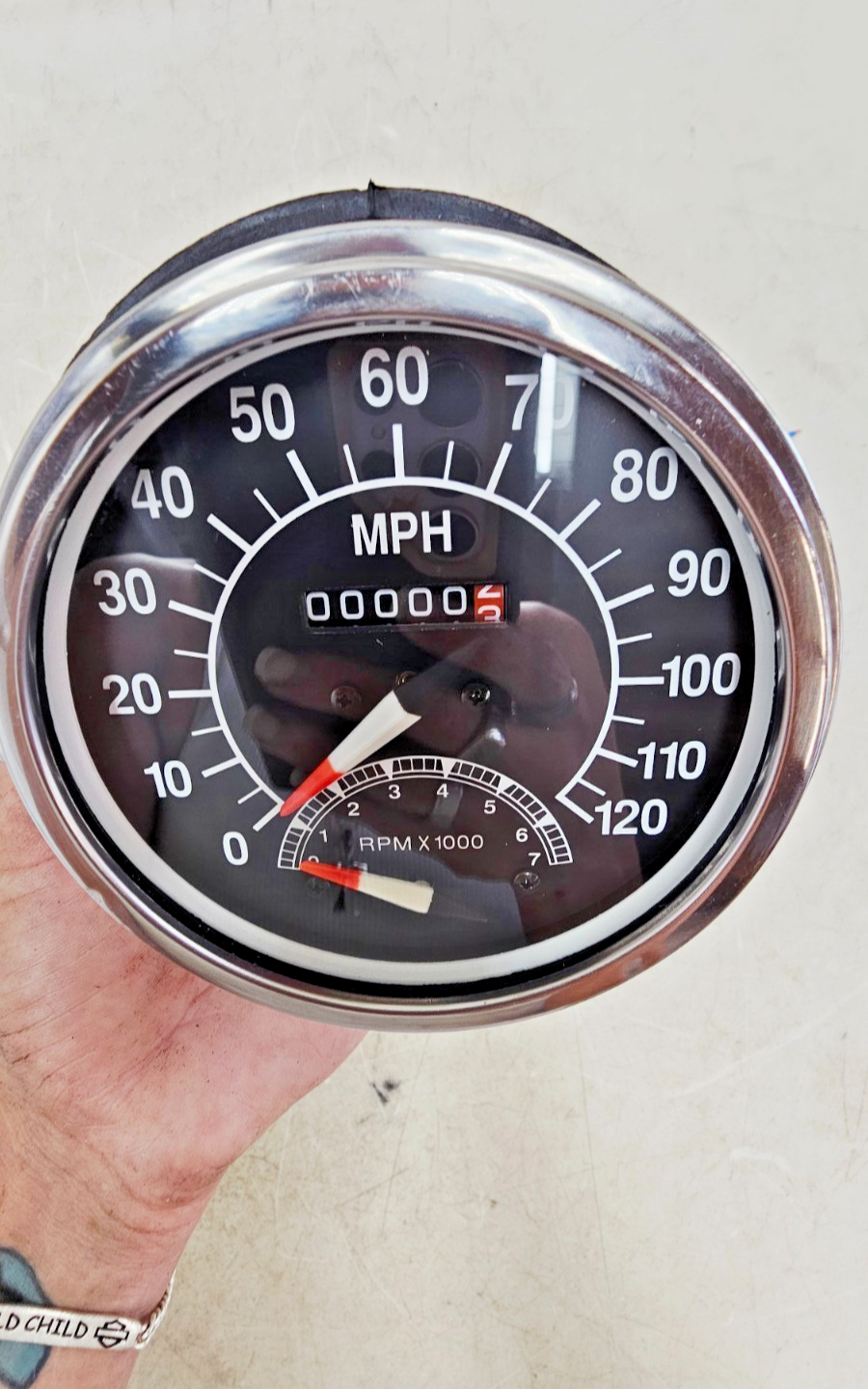 1993 HARLEY SOFTAIL Speedometer Speedo Gauge Tachometer cable driven