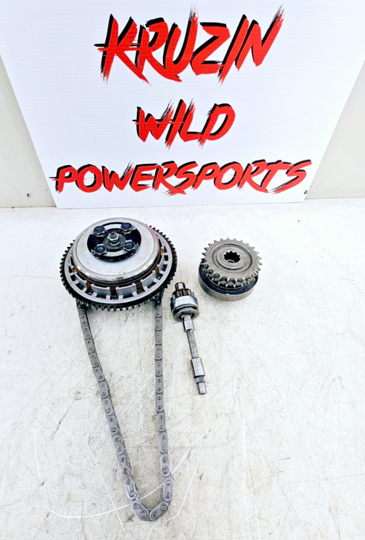 1988 HARLEY SOFTAIL Primary Clutch Chain Jackshaft Compensator Tapered Shaft