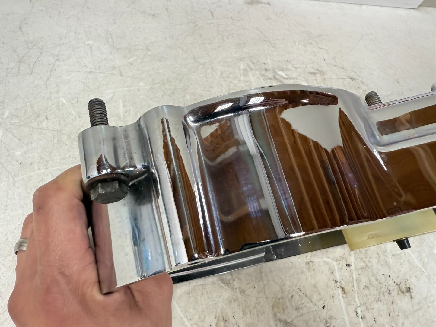 2003 HARLEY DYNA WIDE GLIDE Chrome OEM Inner Primary Clutch Cover Housing