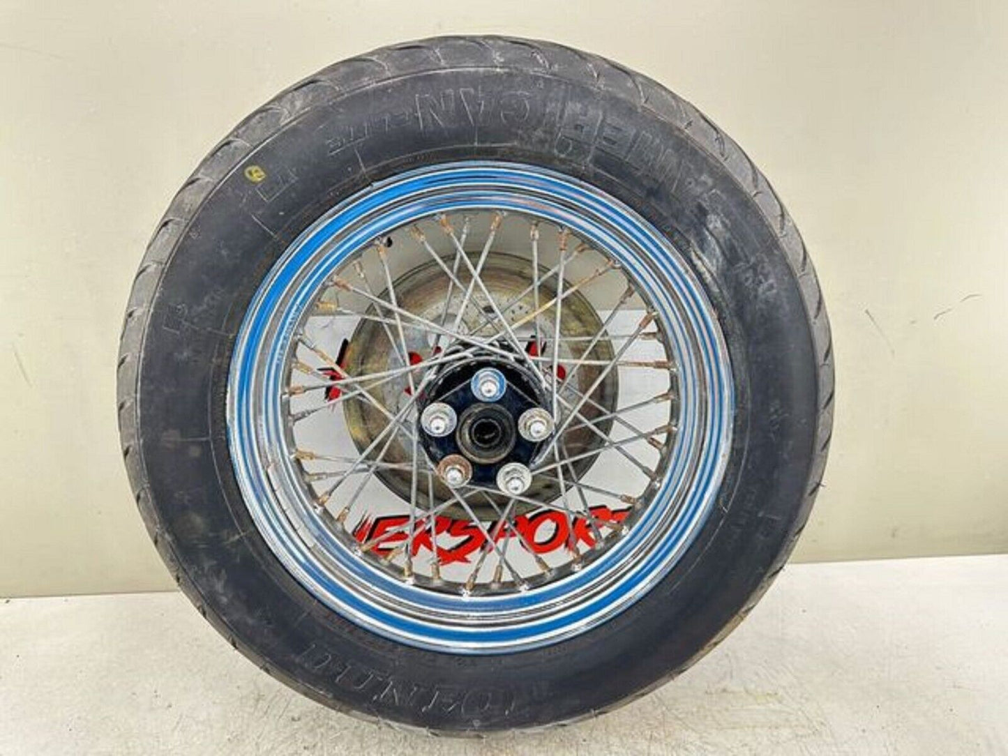 1995 HARLEY DAVIDSON DYNA 99 Down 16" Rear Wheel Rim Rotor Spoke Laced