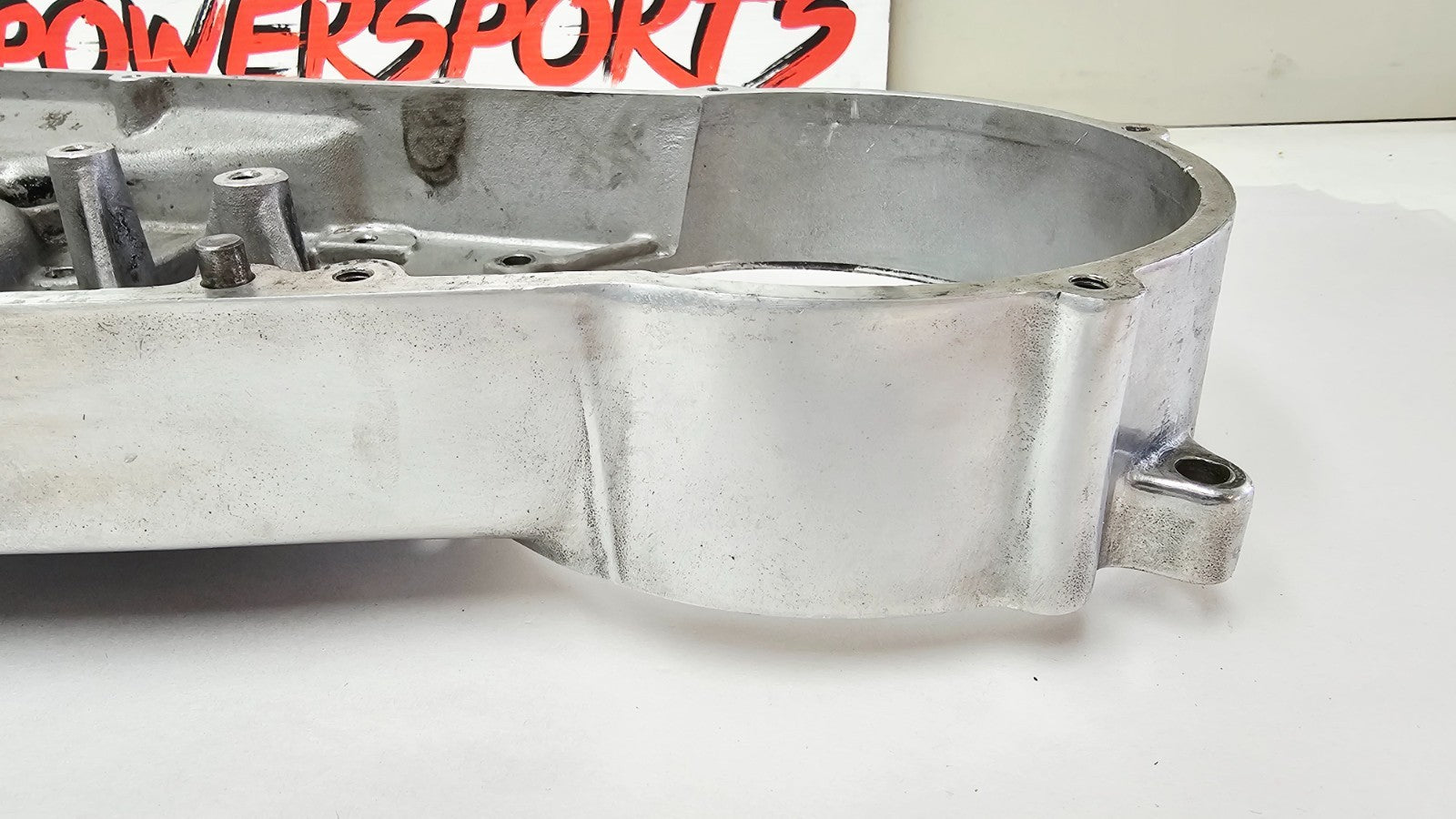 1995 HARLEY SOFTAIL FATBOY Delkron Polished Inner Primary Clutch Cover Housing