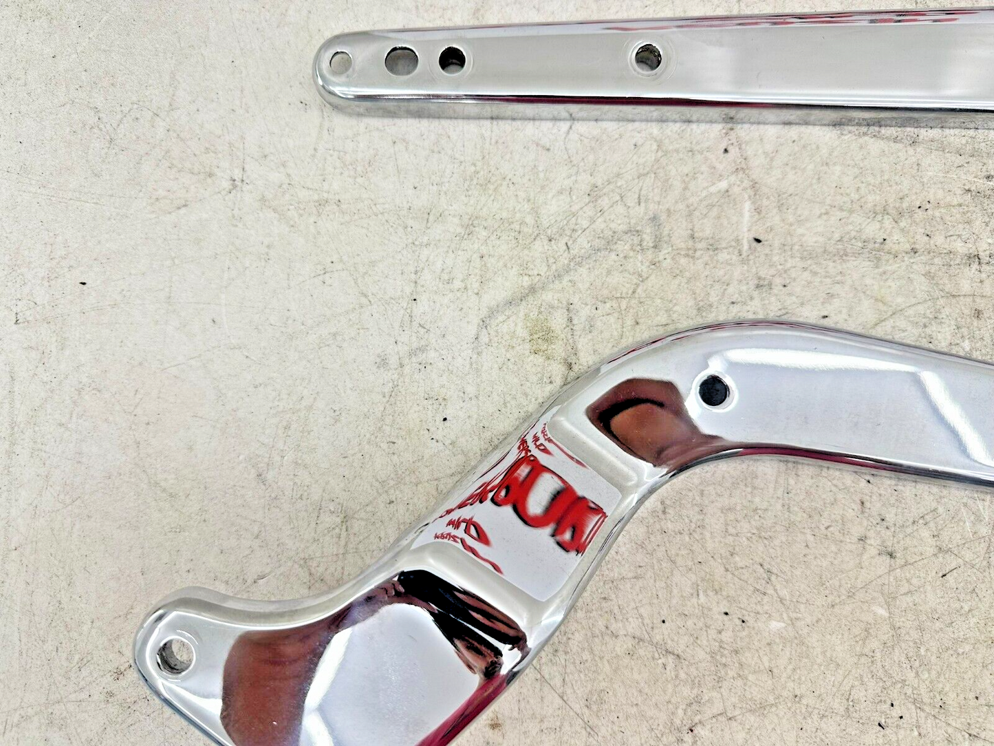 2001 HARLEY SOFTAIL Chrome Rear Fender Frame Strut Arm Bars
