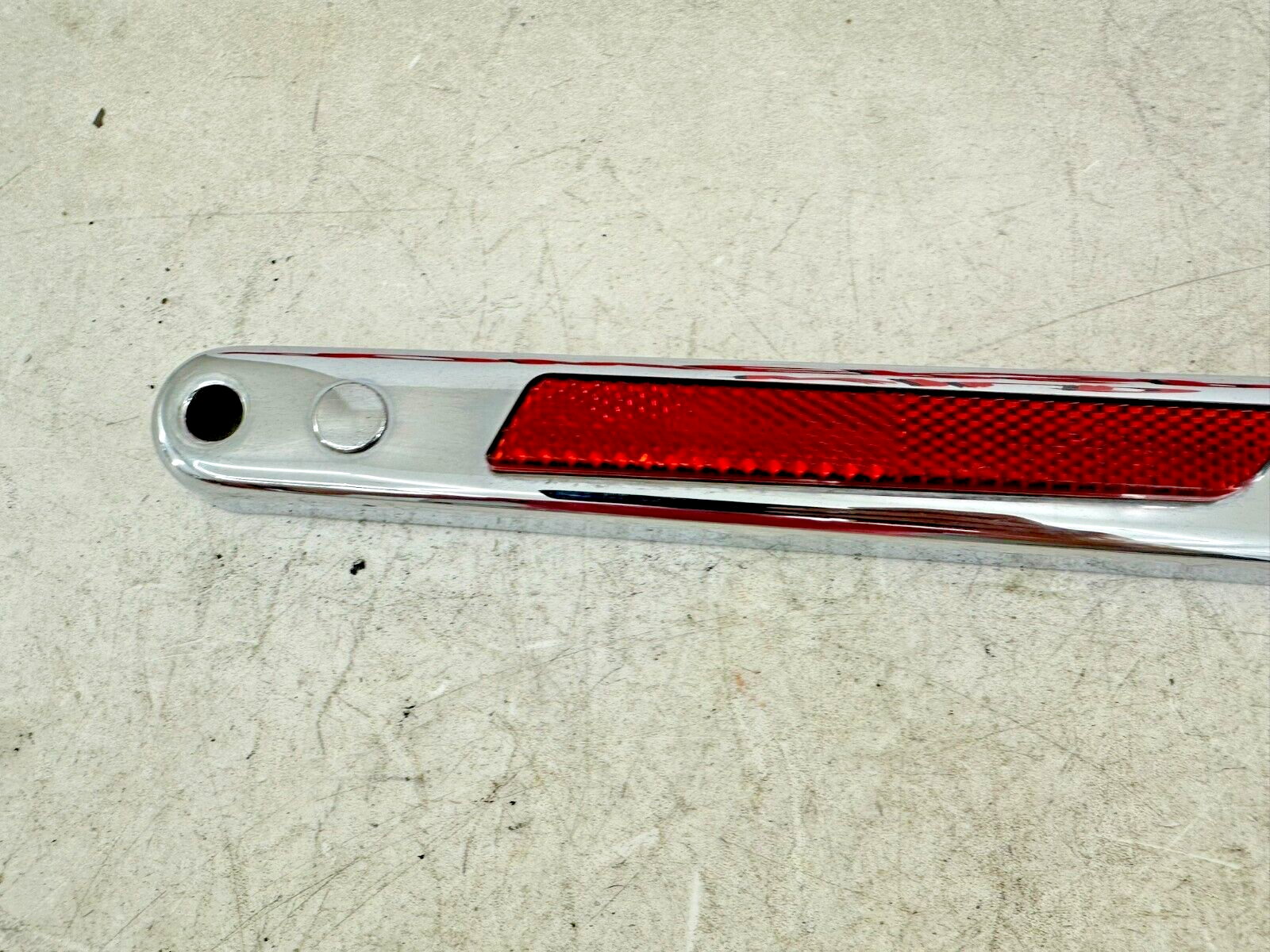 1999 HARLEY DYNA OEM HD Chrome Rear Fender Frame Strut Arm Bars