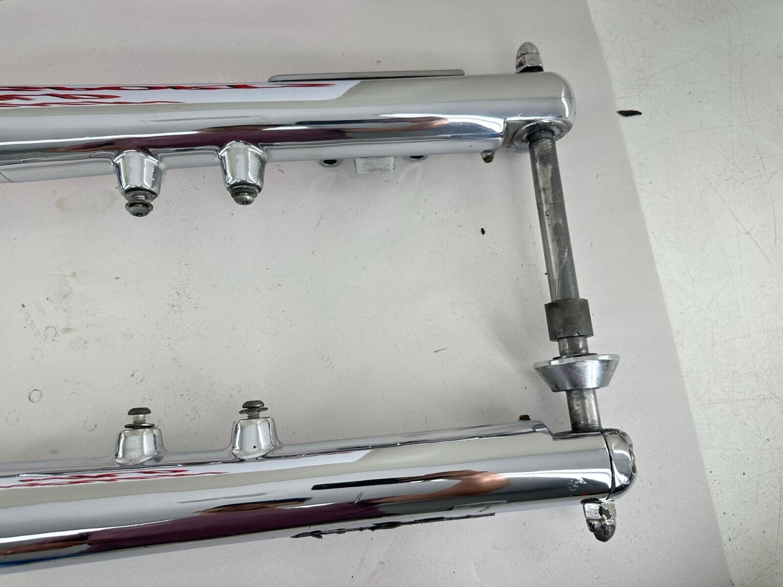 2003 HARLEY SOFTAIL DEUCE Chrome Front Forks Triple Clamps
