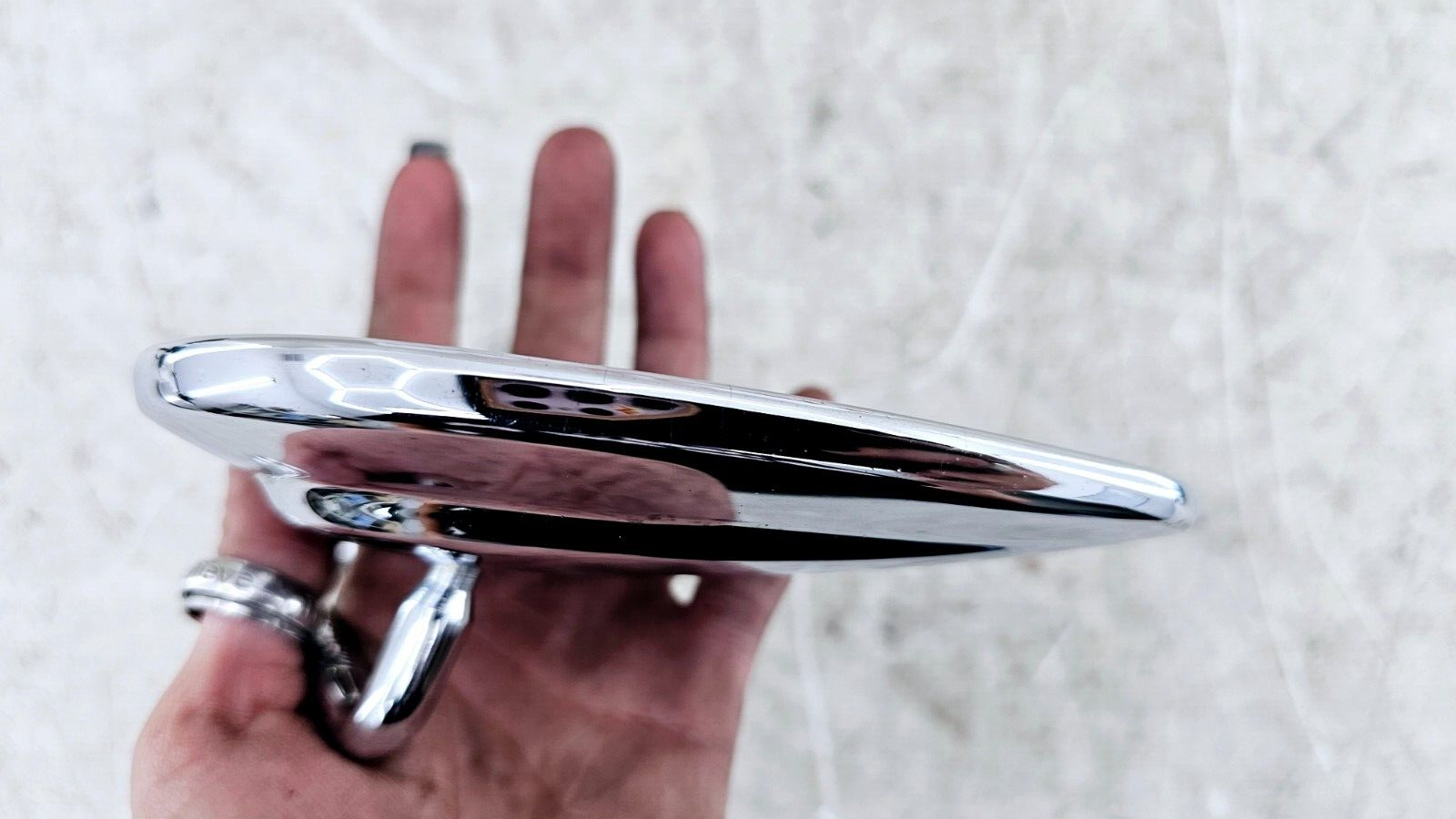 1999 HARLEY SOFTAIL Chrome Mirror Left Side