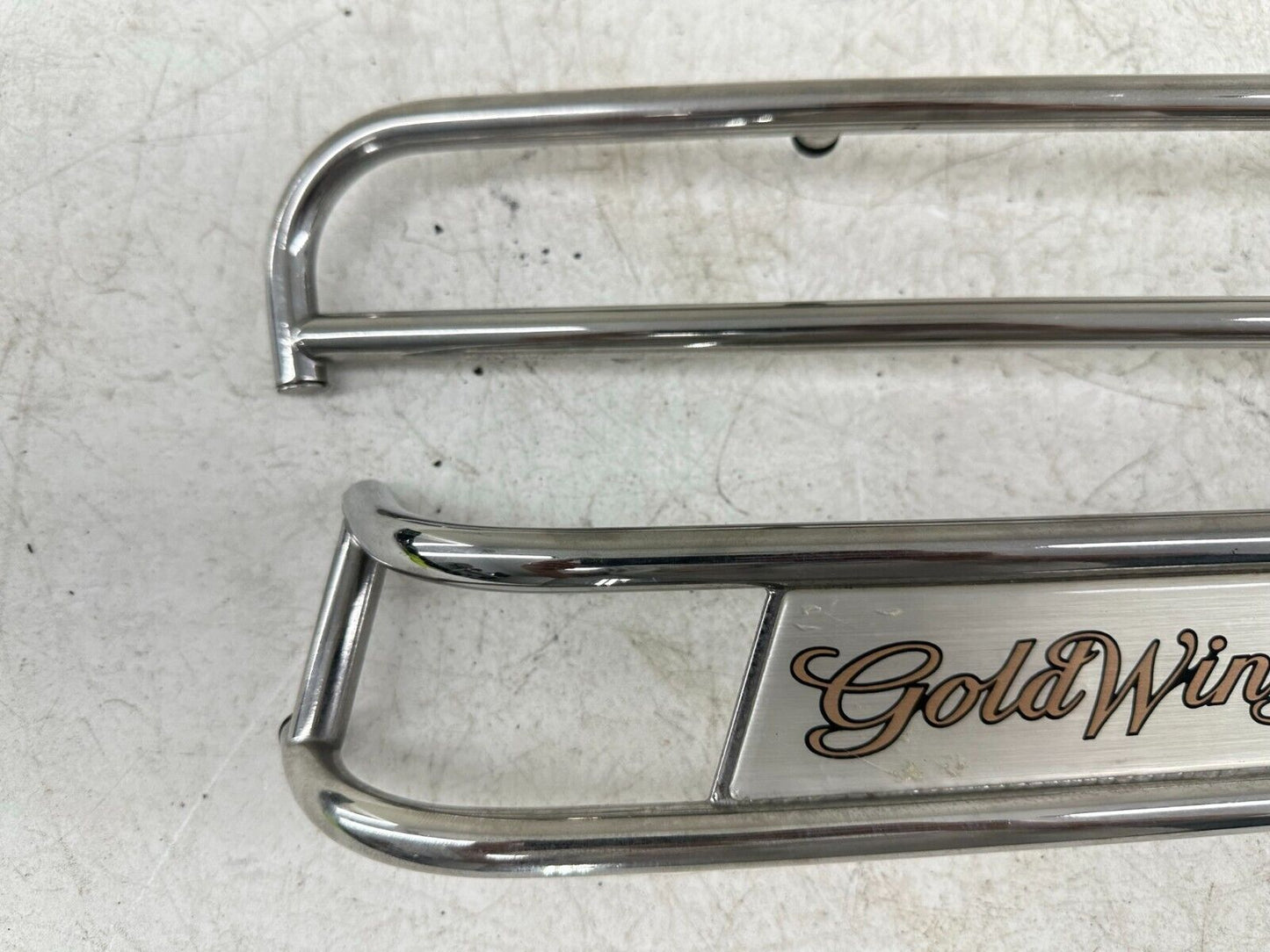 88-00 HONDA GOLDWING GL1500 Hondaline Chrome Saddlebag Door Lid Accent Guard