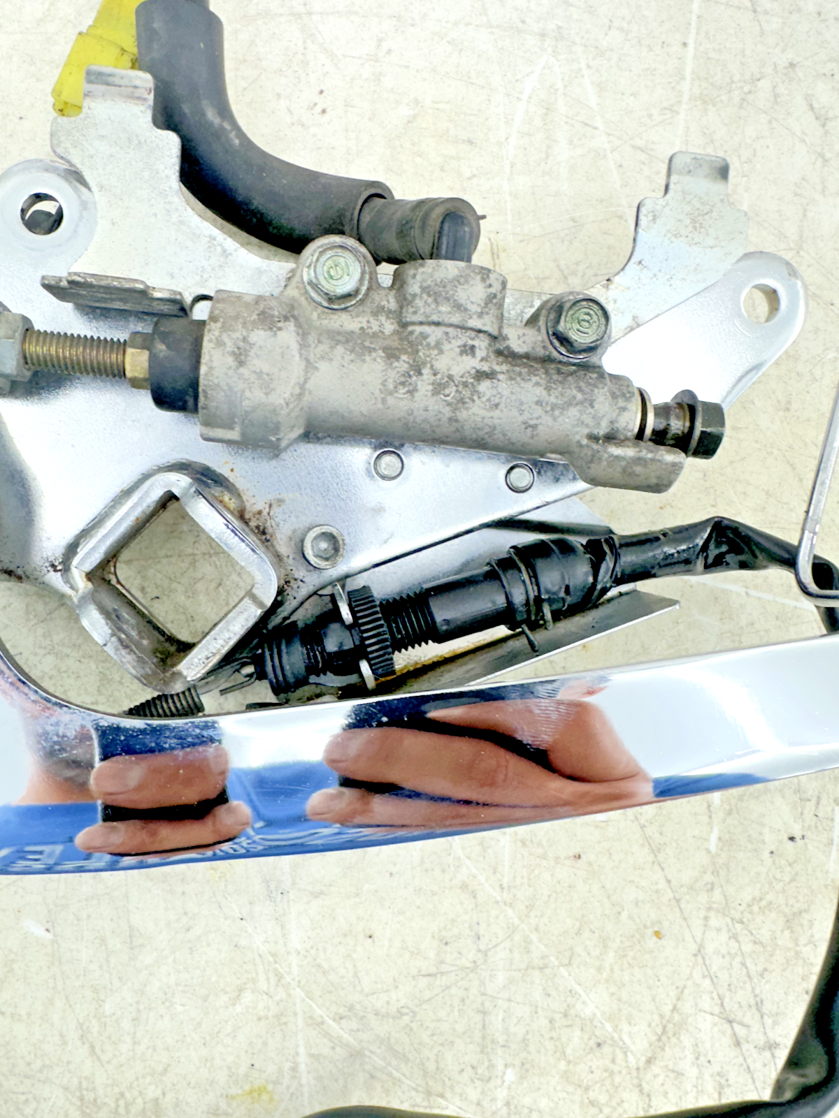 1999 HONDA VALKYRIE INTERSTATE Rear Brake Master Cylinder + Brake Pedal