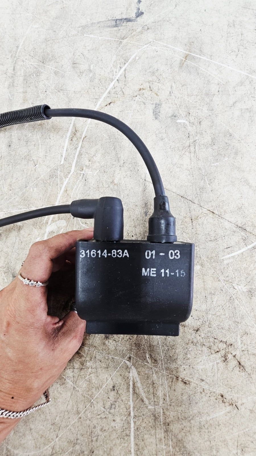 1996 HARLEY SOFTAIL Ignition Coils + Plug Wires 31614-83A