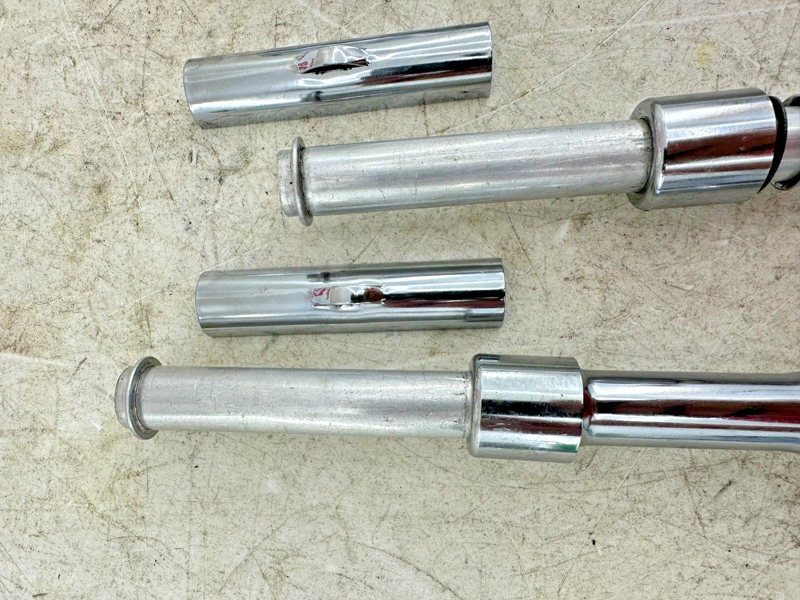 1999 HARLEY SOFTAIL Chrome Adjustable Push Rod Covers