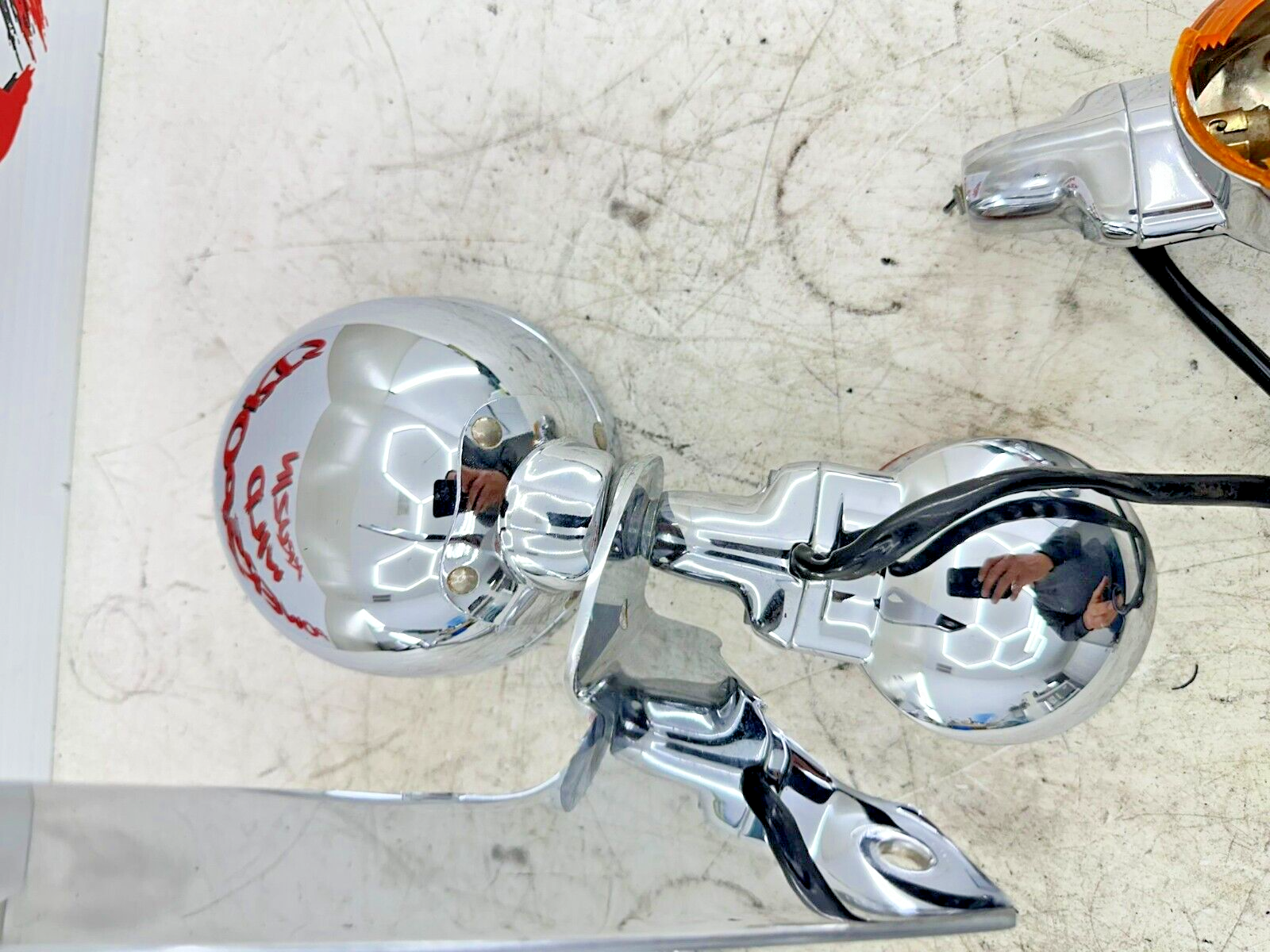 1994 HARLEY ELECTRA GLIDE Chrome Highway Fog Light Bar Turn Signal Light
