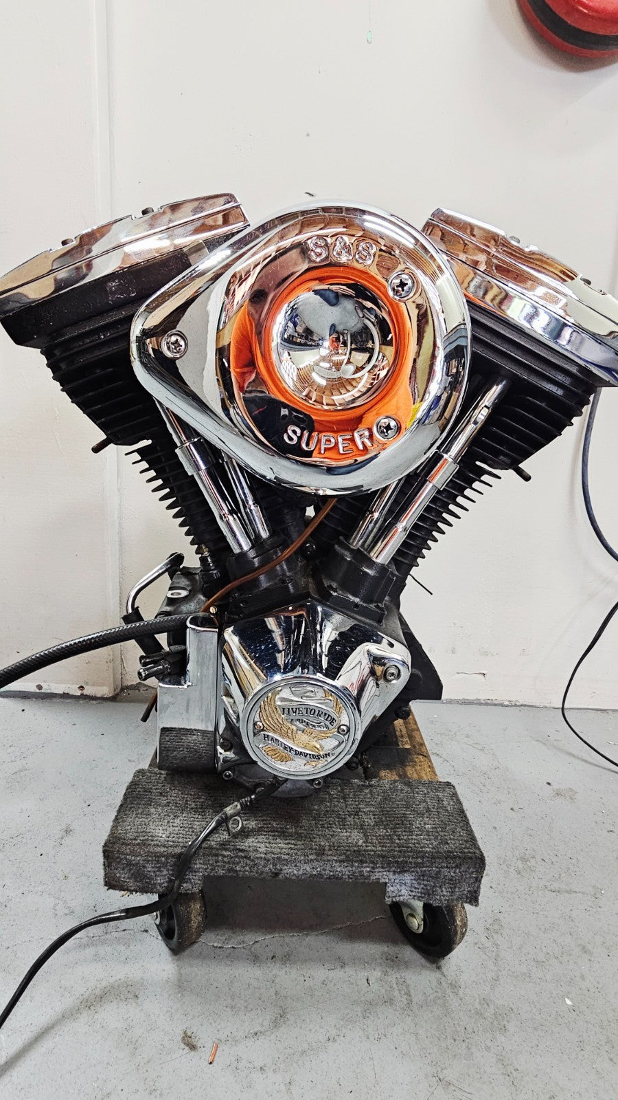 1990 Harley FXR Softail Dyna Electra EVO Engine Motor S&S Super E Carb Video