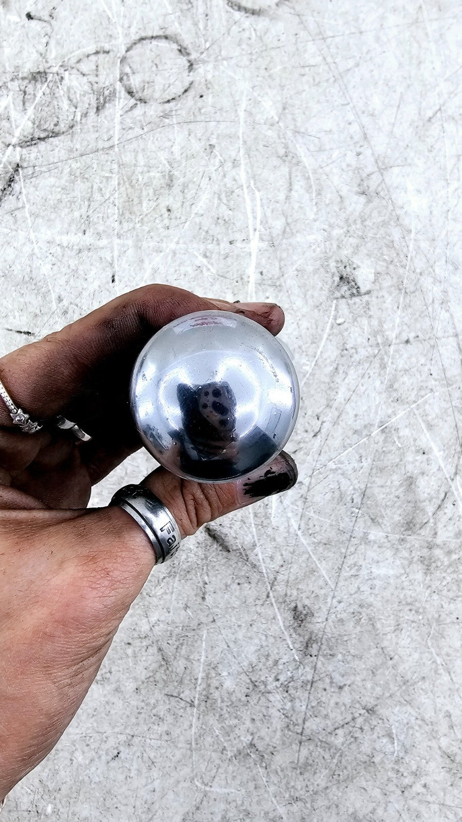 2000 Harley Davidson Sportster Highway Crash Bar Ribbed Footrest Bracket Chrome