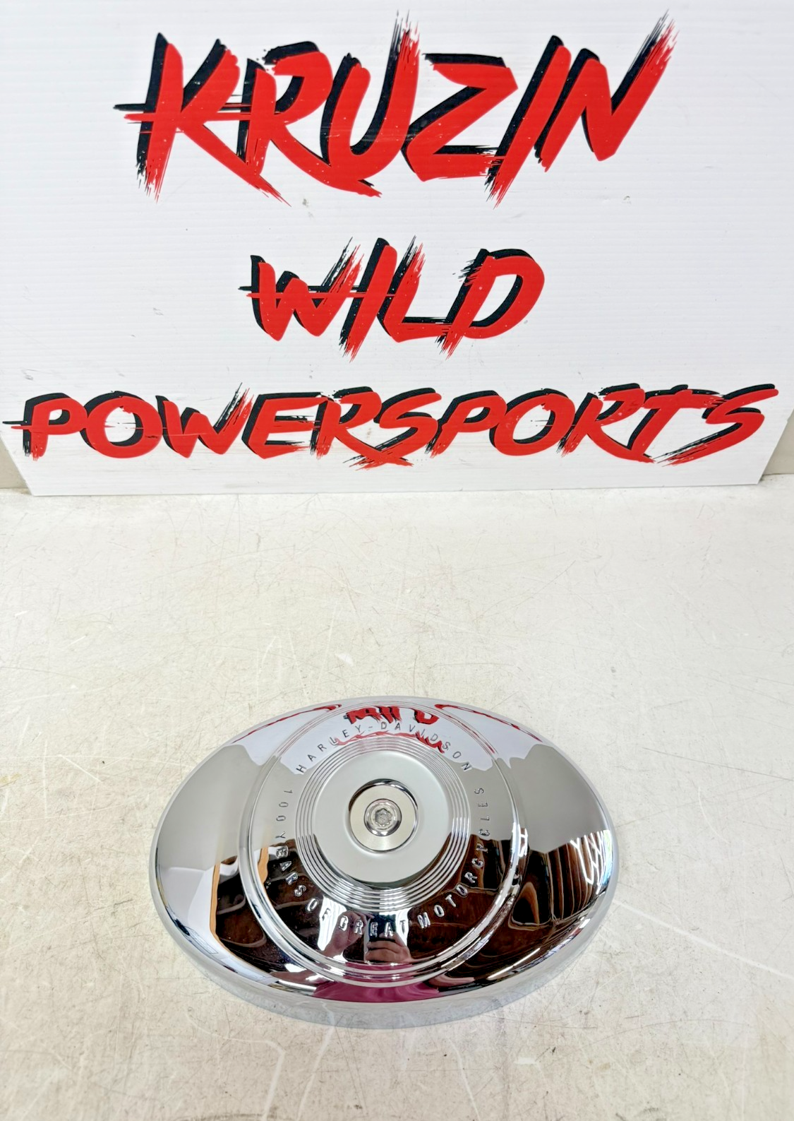 2003 HARLEY ELECTRA GLIDE 100th Anniversary Air Cleaner Housing Chrome Cover