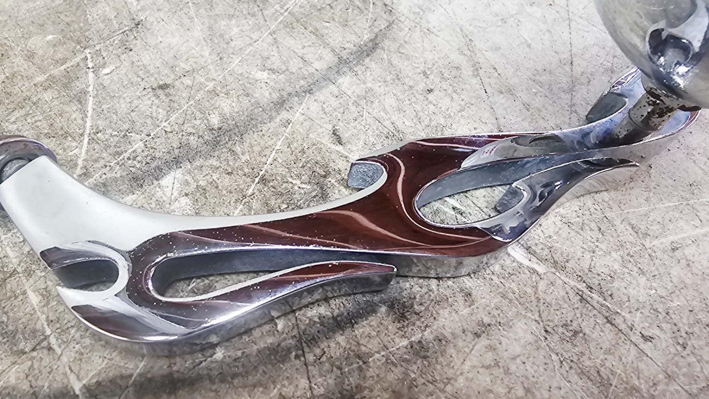 2003 HARLEY SOFTAIL DEUCE Chrome Teardrop Rearview Side Mirrors