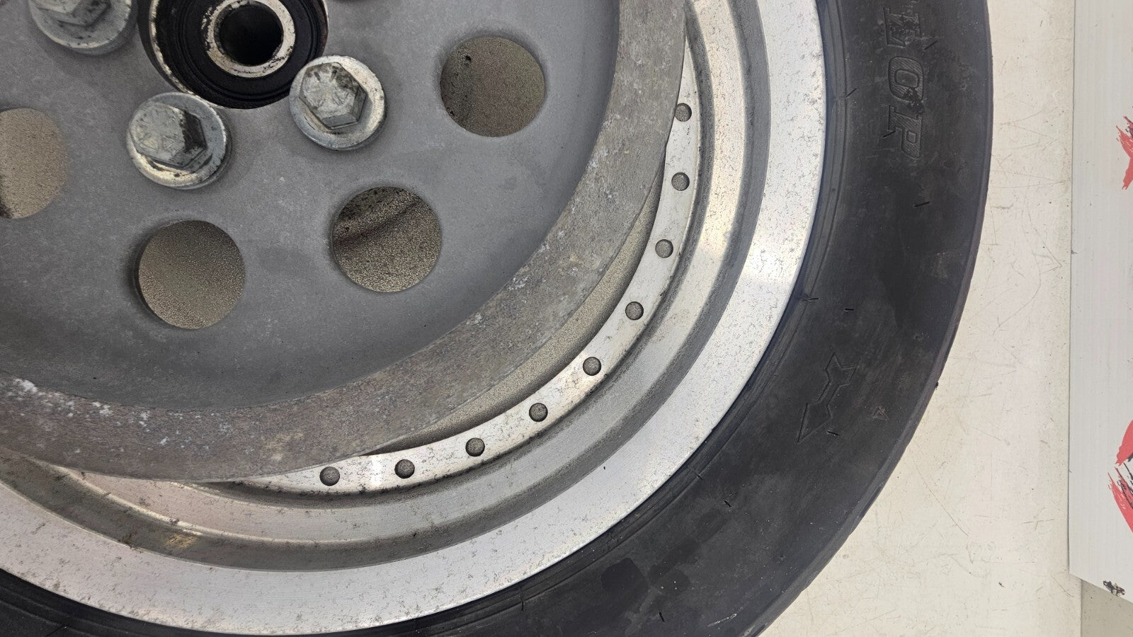 2000 Harley Davidson Sportster 16x3 Rear Wheel Rim Mag Solid Slotted