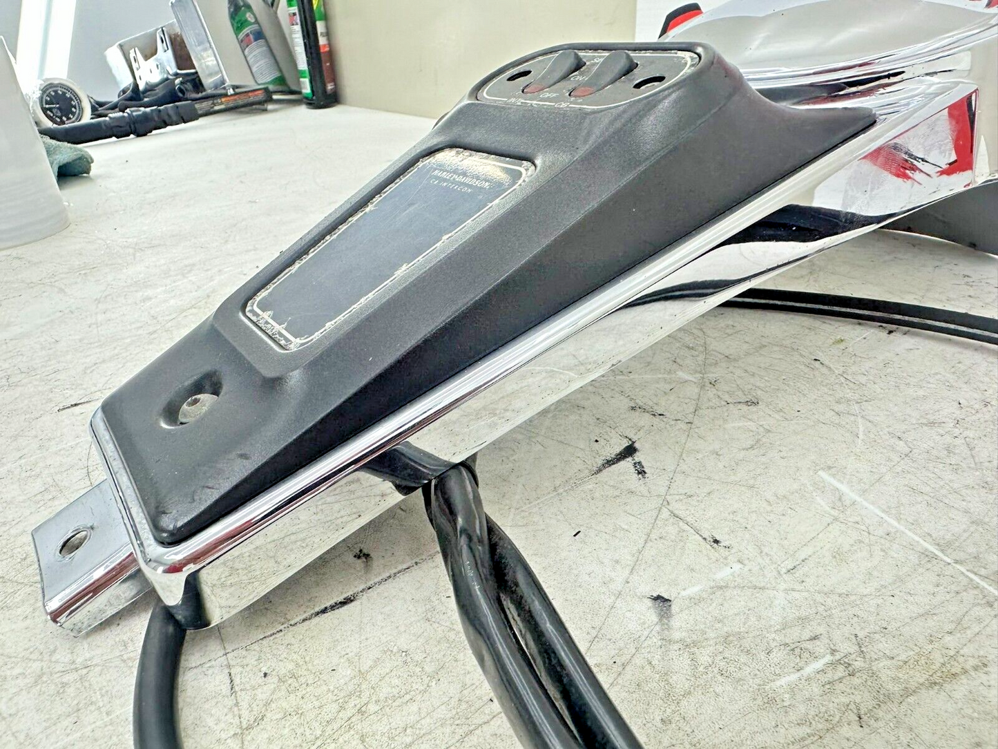 1999 HARLEY FLH ELECTRA GLIDE Gas Tank Dashboard Console W/ CB Controls Intercom