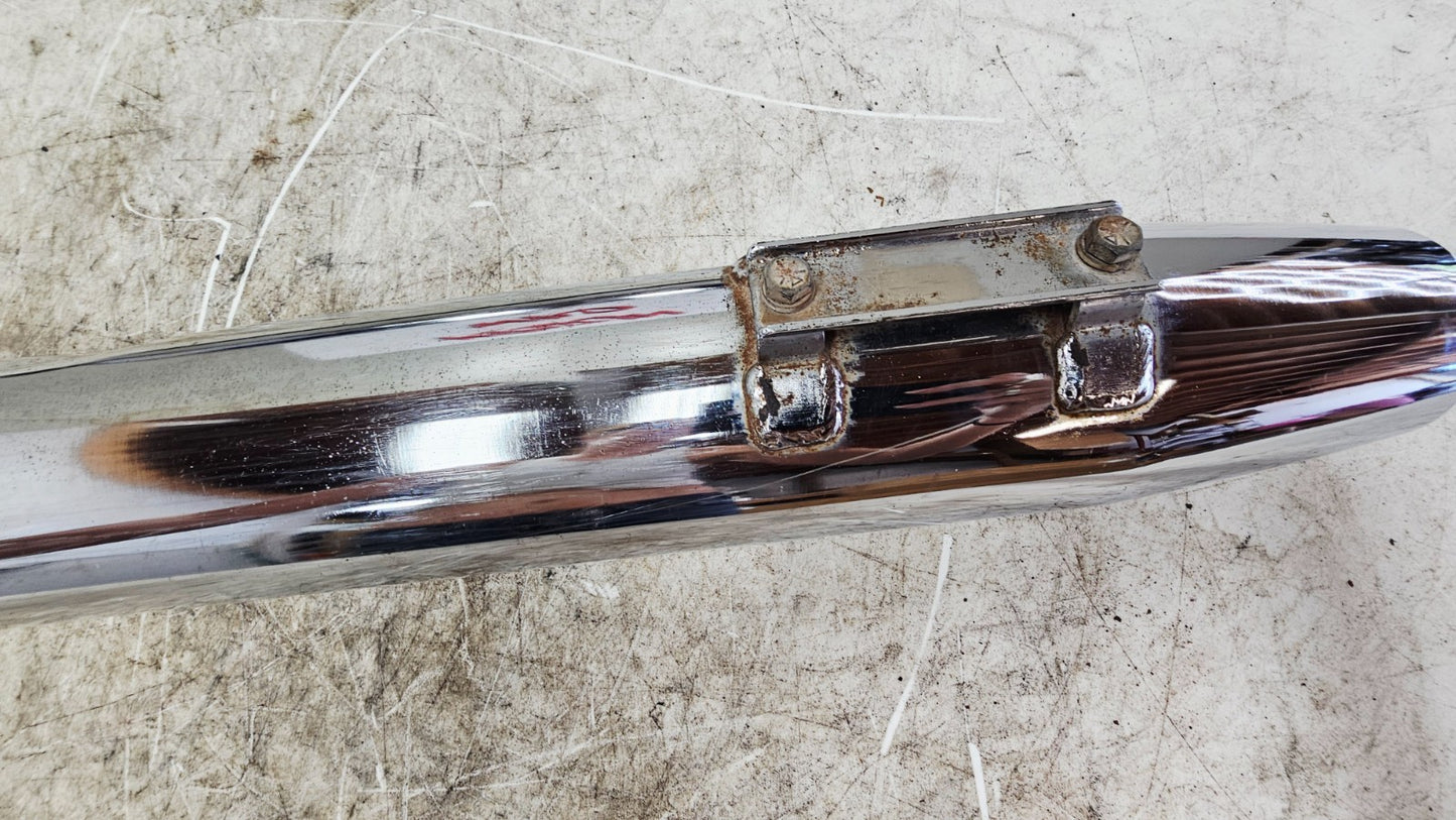 1996 HARLEY FLH ELECTRA GLIDE Exhaust Muffler Pipes Slip On OEM HD