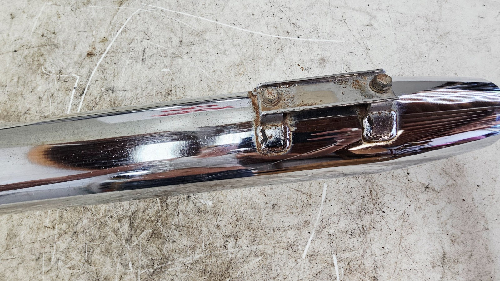 1996 HARLEY FLH ELECTRA GLIDE Exhaust Muffler Pipes Slip On OEM HD