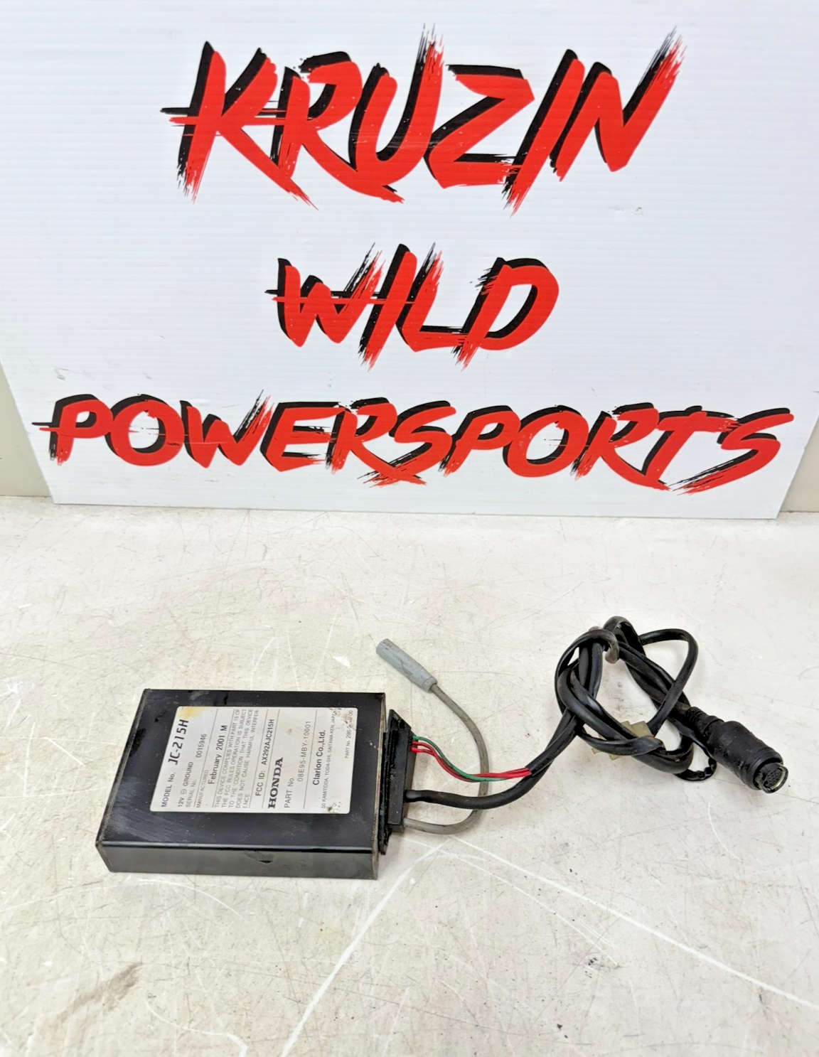 2001 HONDA VALKYRIE INTERSTATE CB Radio Control Module Unit Black Box