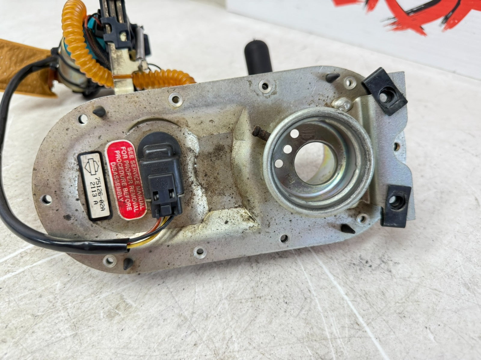 2003 HARLEY ELECTRA GLIDE OEM Fuel Pump Gas Petrol Sending Unit 75126-02A