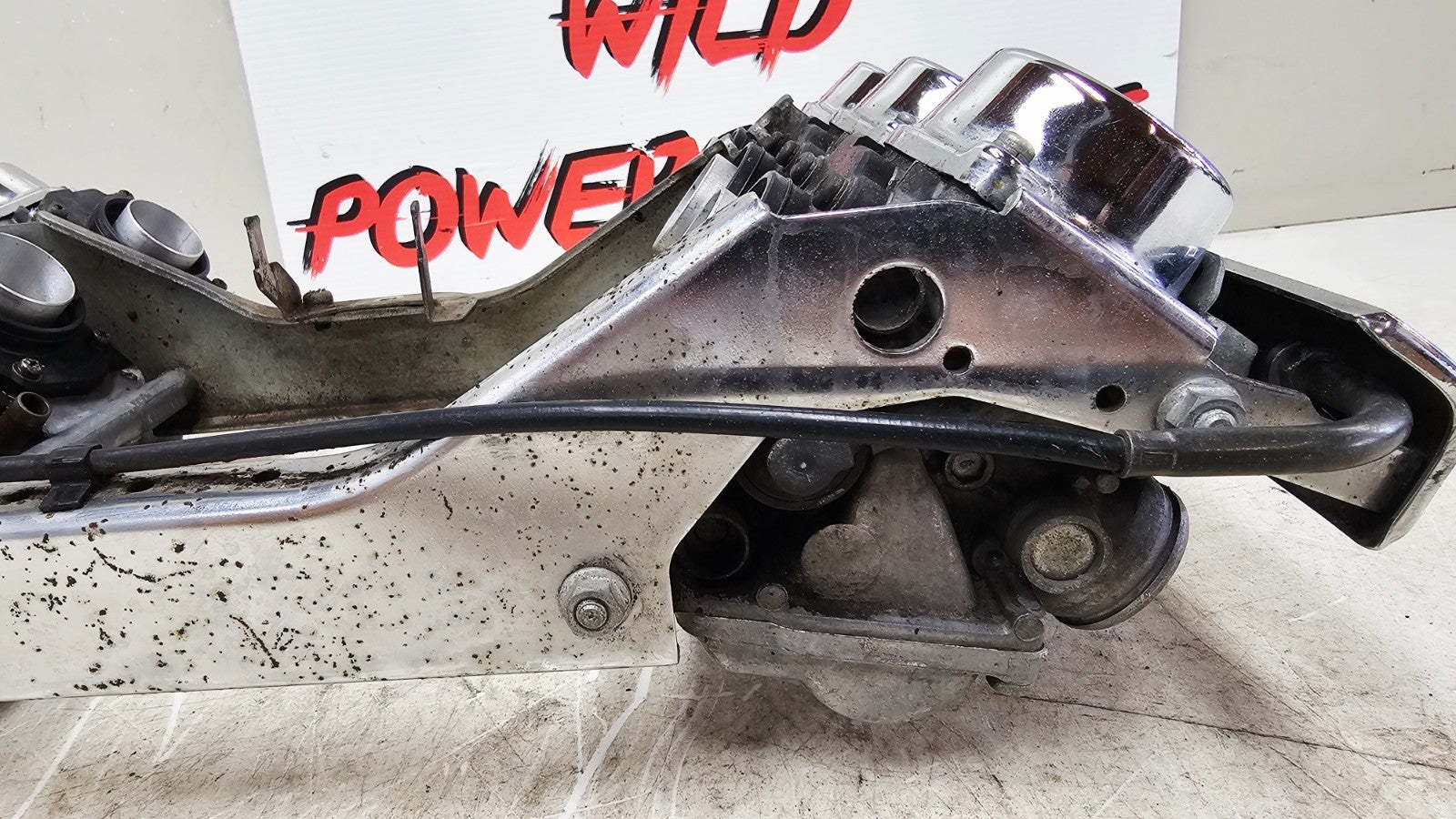 2000 HONDA VALKYRIE INTERSTATE Chrome Carb Body Carburetor Fuel Bowl Rack