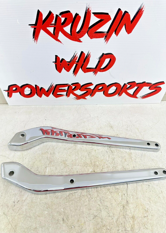 2002 HARLEY DYNA LOW RIDER Chrome Rear Fender Frame Strut Arm Bars