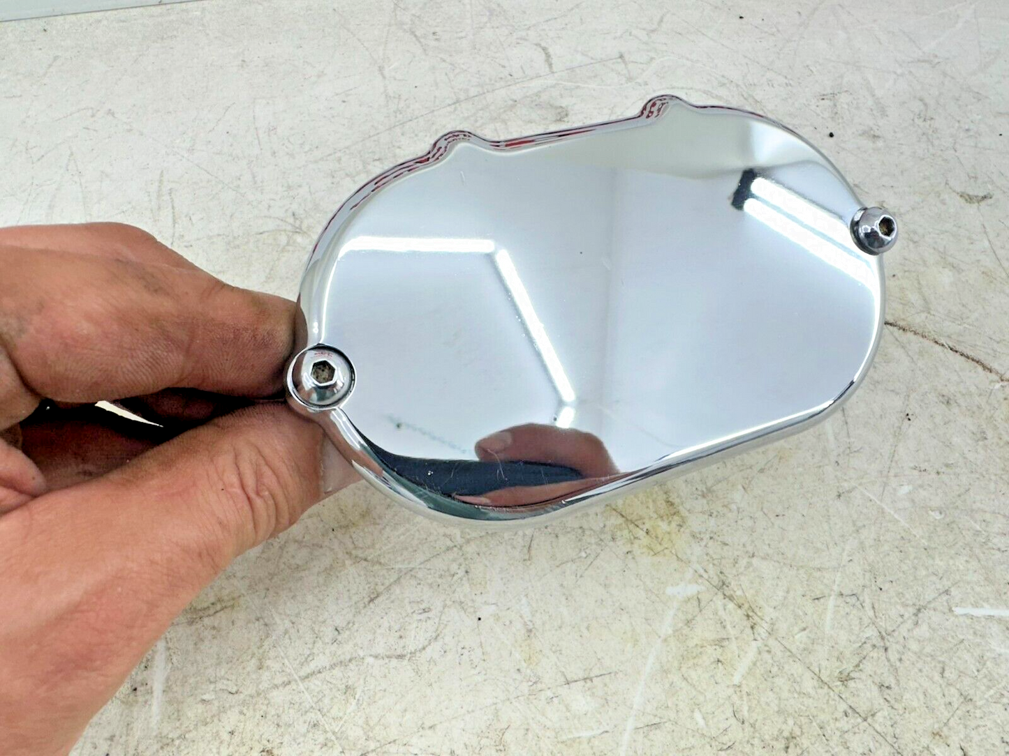 1999 HARLEY SOFTAIL Chrome Transmission Gearbox Right Side Cover