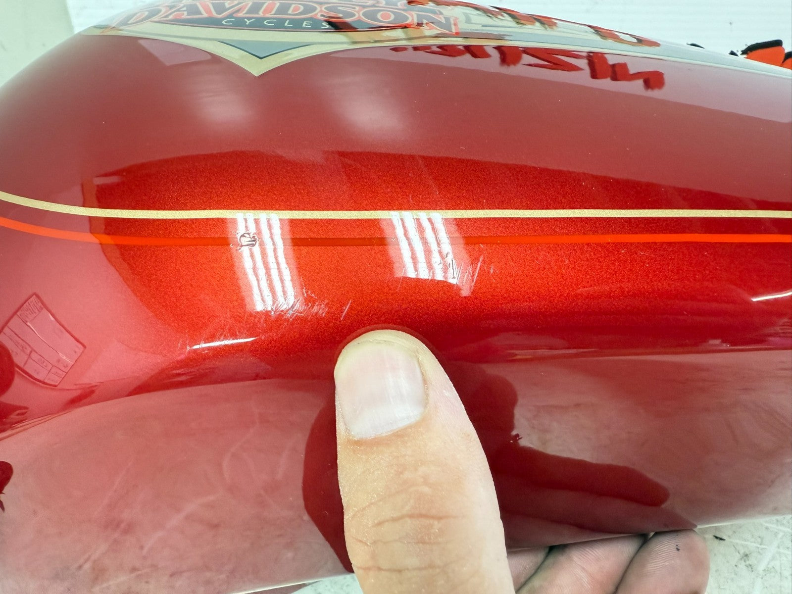 1997 HARLEY DAVIDSON SOFTAIL OEM Left Right Split Gas Fuel Tank