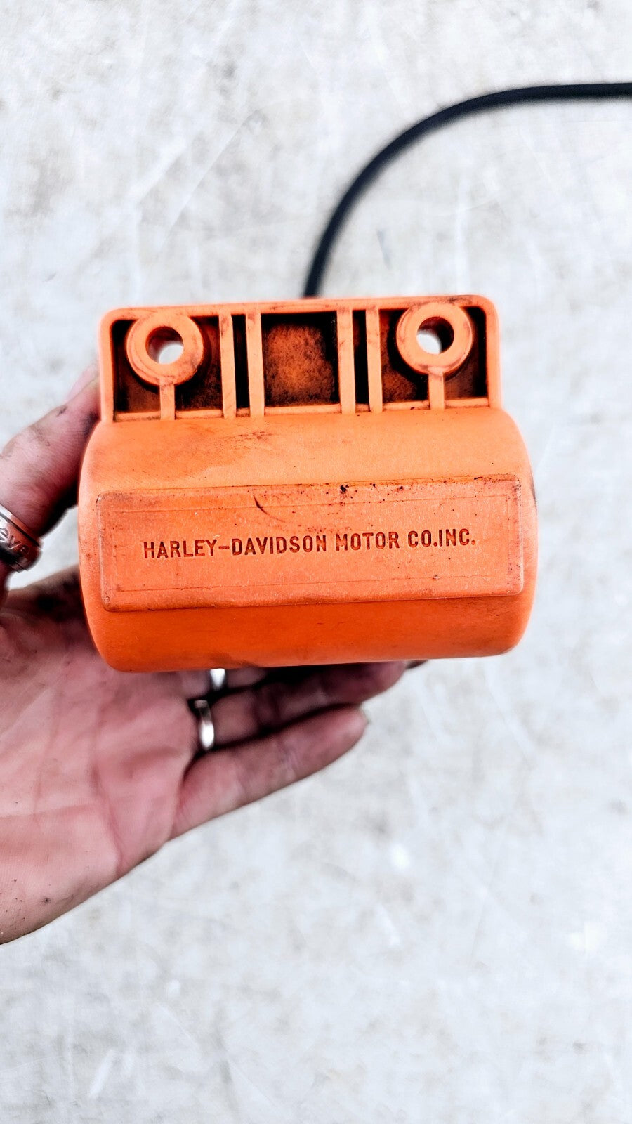 1995 HARLEY DYNA CONVERTIBLE Ignition Coil + Spark Plug Wires 31620-88 OEM HD