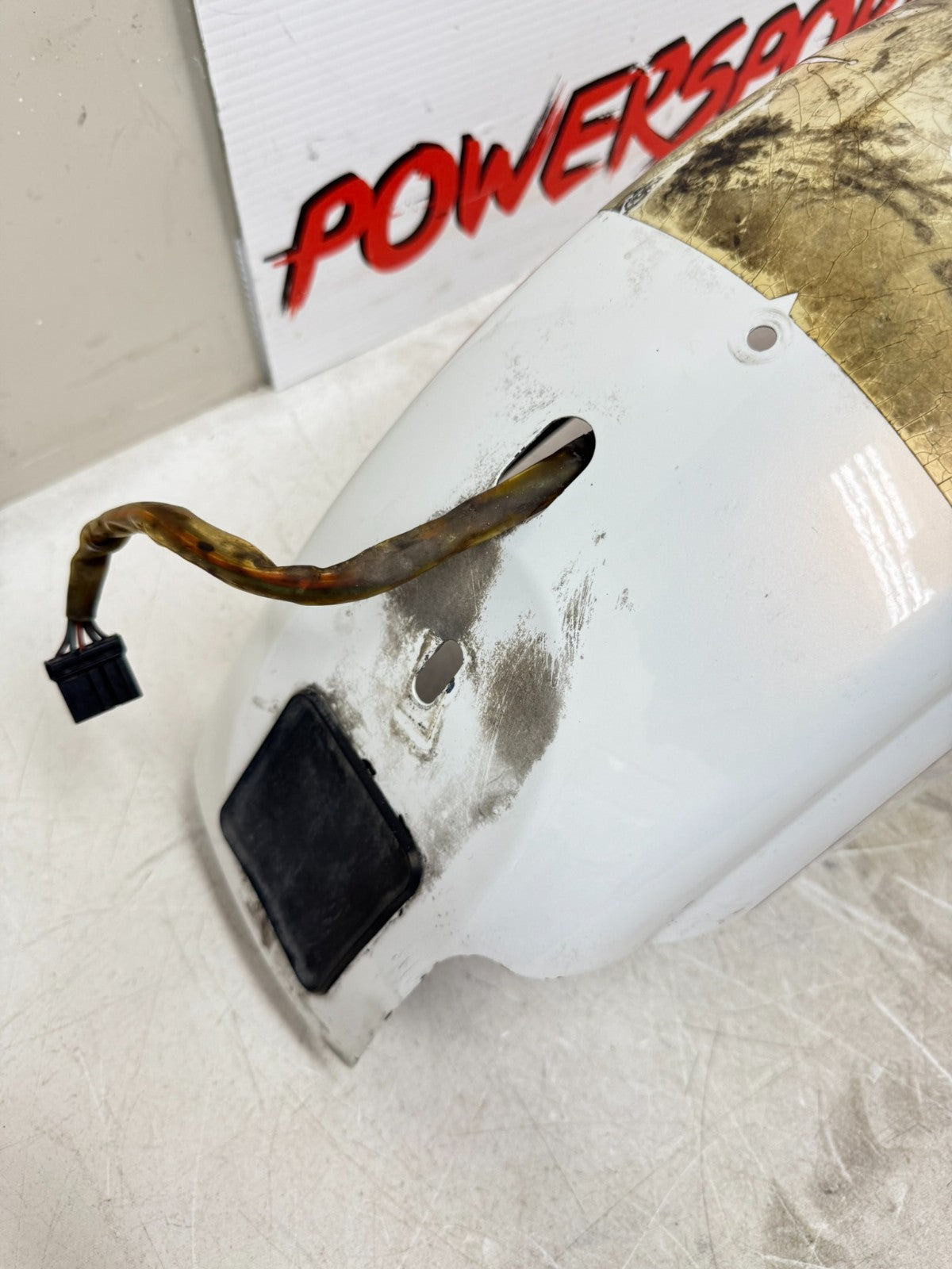 2003 HARLEY DYNA WIDE GLIDE Rear Fender Pearl White 100th Anniversary