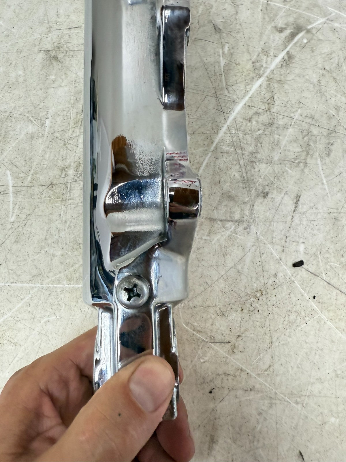 1997 HARLEY DAVIDSON SOFTAIL 41mm Left Chrome Fork Leg Tube Lower Slider