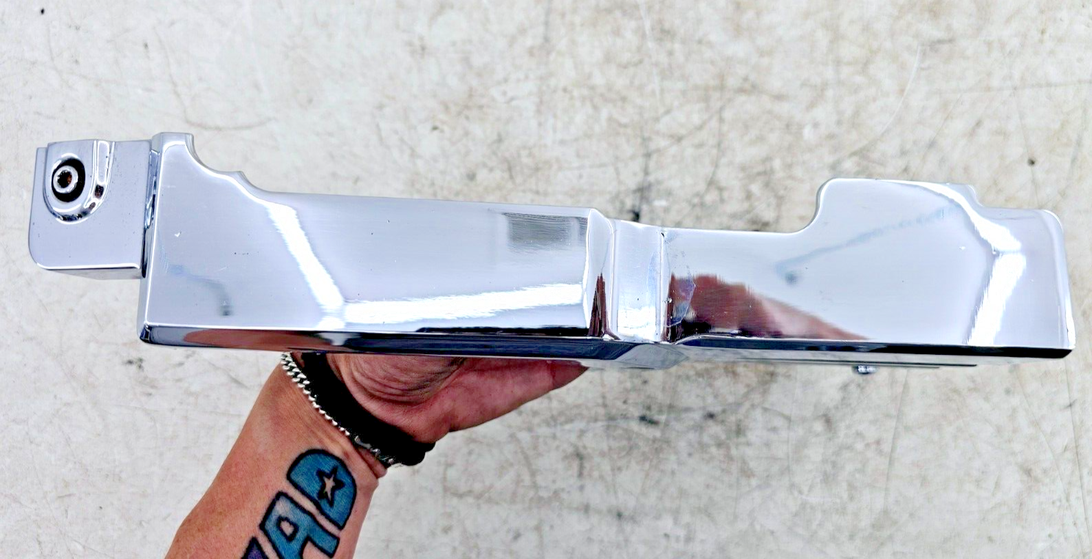 1999 HARLEY DYNA CONVERTIBLE Chrome Transmission & Oil Pump Cover Guard