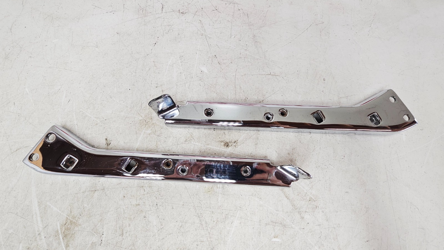 1996 HARLEY FLH ELECTRA GLIDE Left Right Chrome Saddlebag Guard Frame Bracket