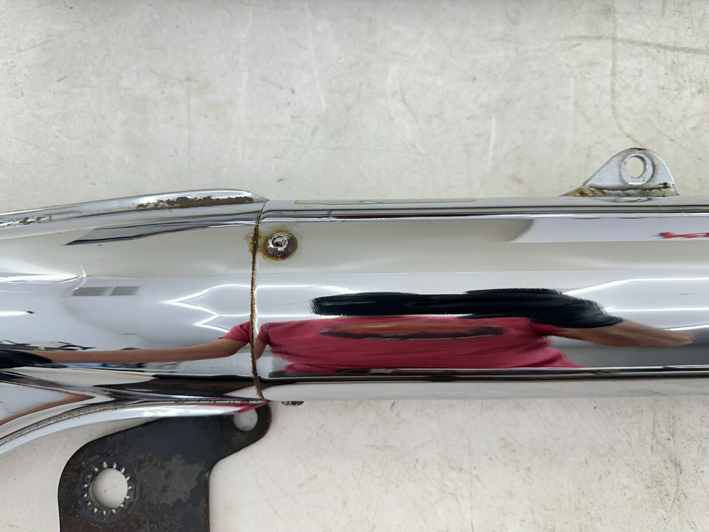 1995 HARLEY SOFTAIL Chrome Fish Tail Dual Exhaust System Header Muffler