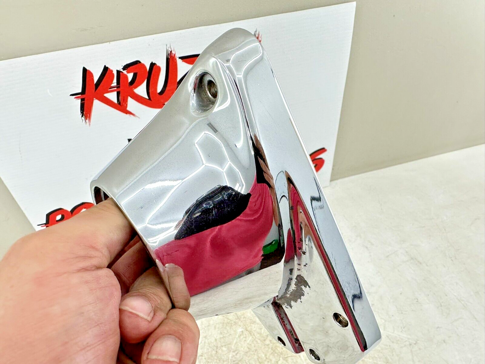 1995 HARLEY SOFTAIL Chrome Engine Motor Right Side Cam Nose Cone Cover 25266-93A