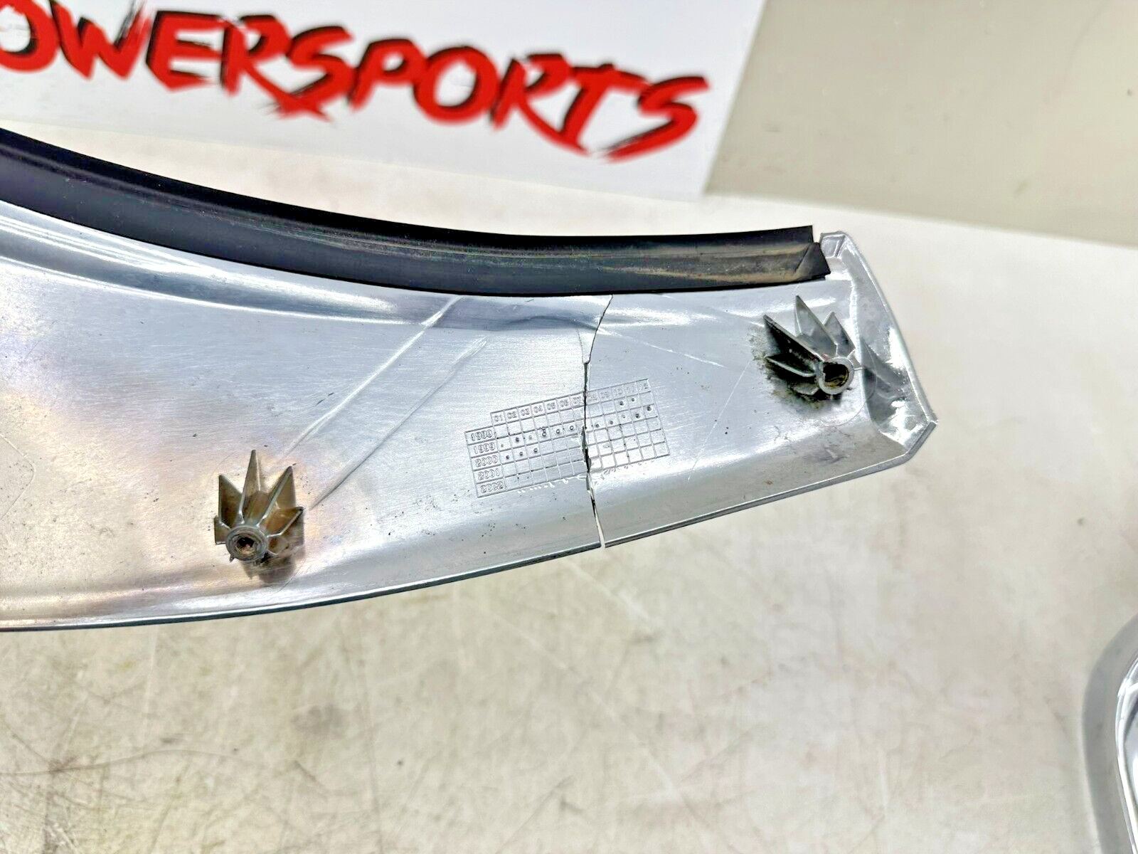 1999 HONDA VALKYRIE INTERSTATE  Chrome Upper Fairing Windshield Trim Garnish