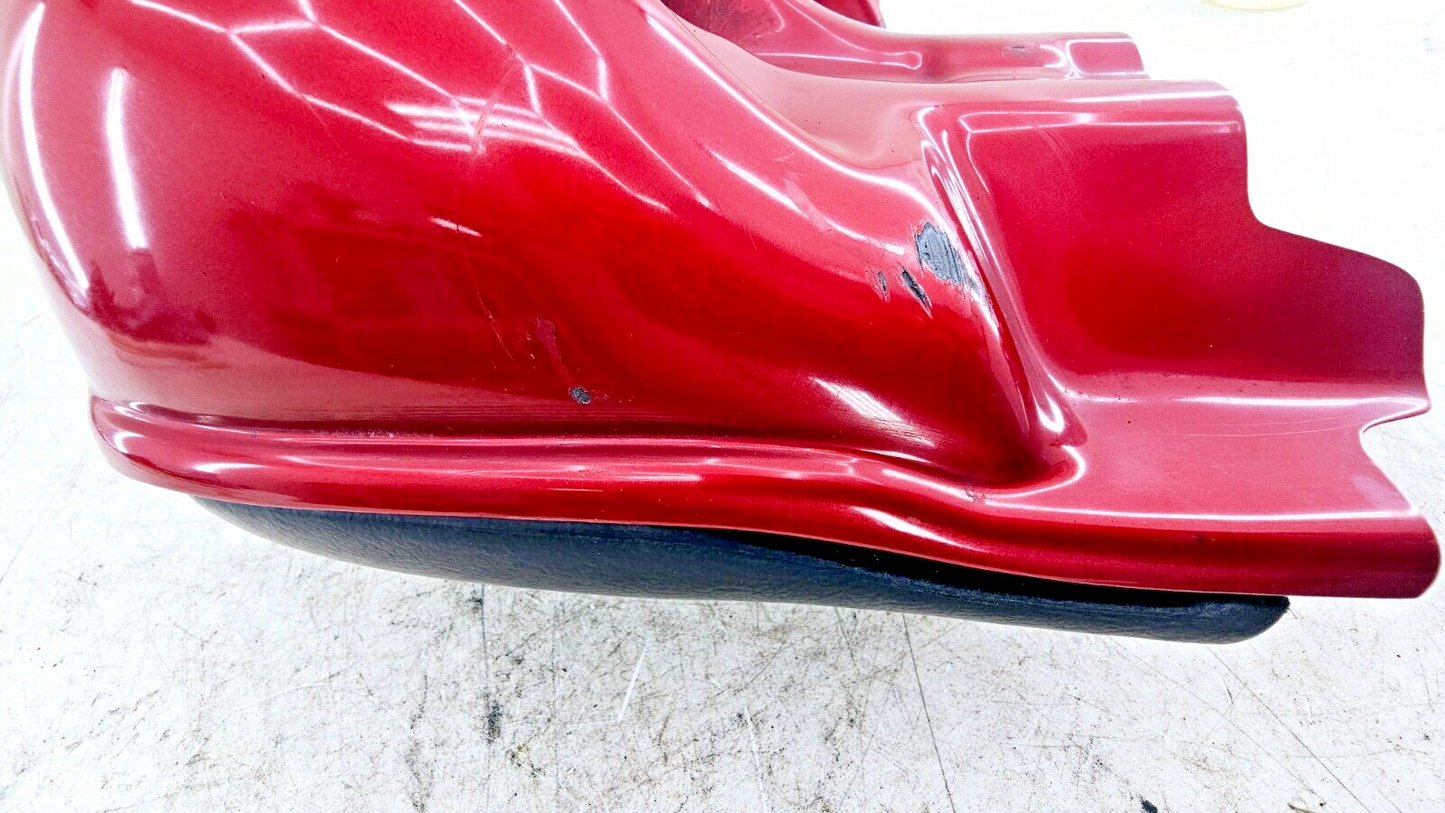 1998 HARLEY FLH ELECTRA GLIDE Left Lower Leg Fairing Cowl Panel RED BLACK OEM HD