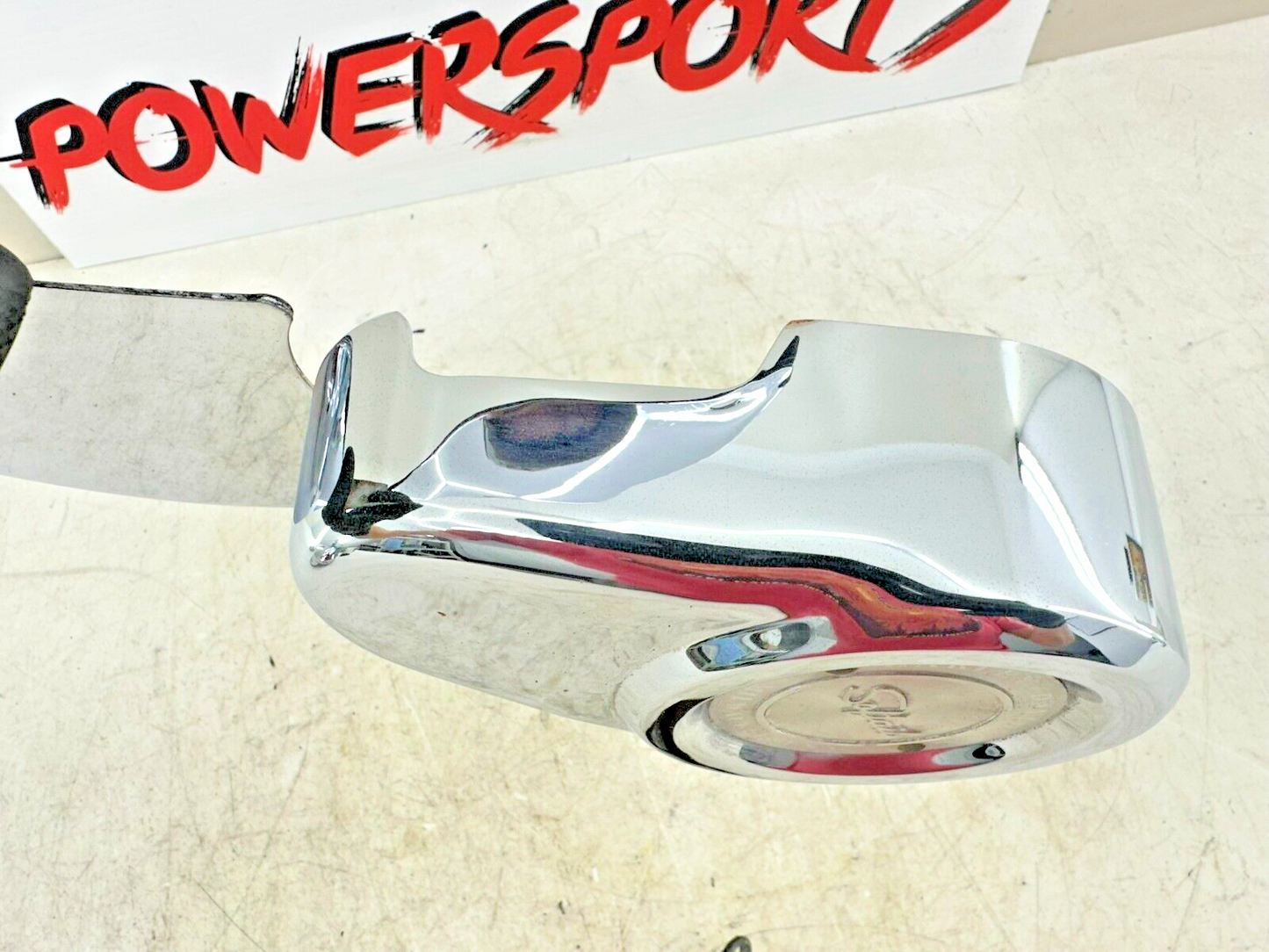 1995 HARLEY SOFTAIL OEM HD Chrome Front Brake Rotor Caliper Cover