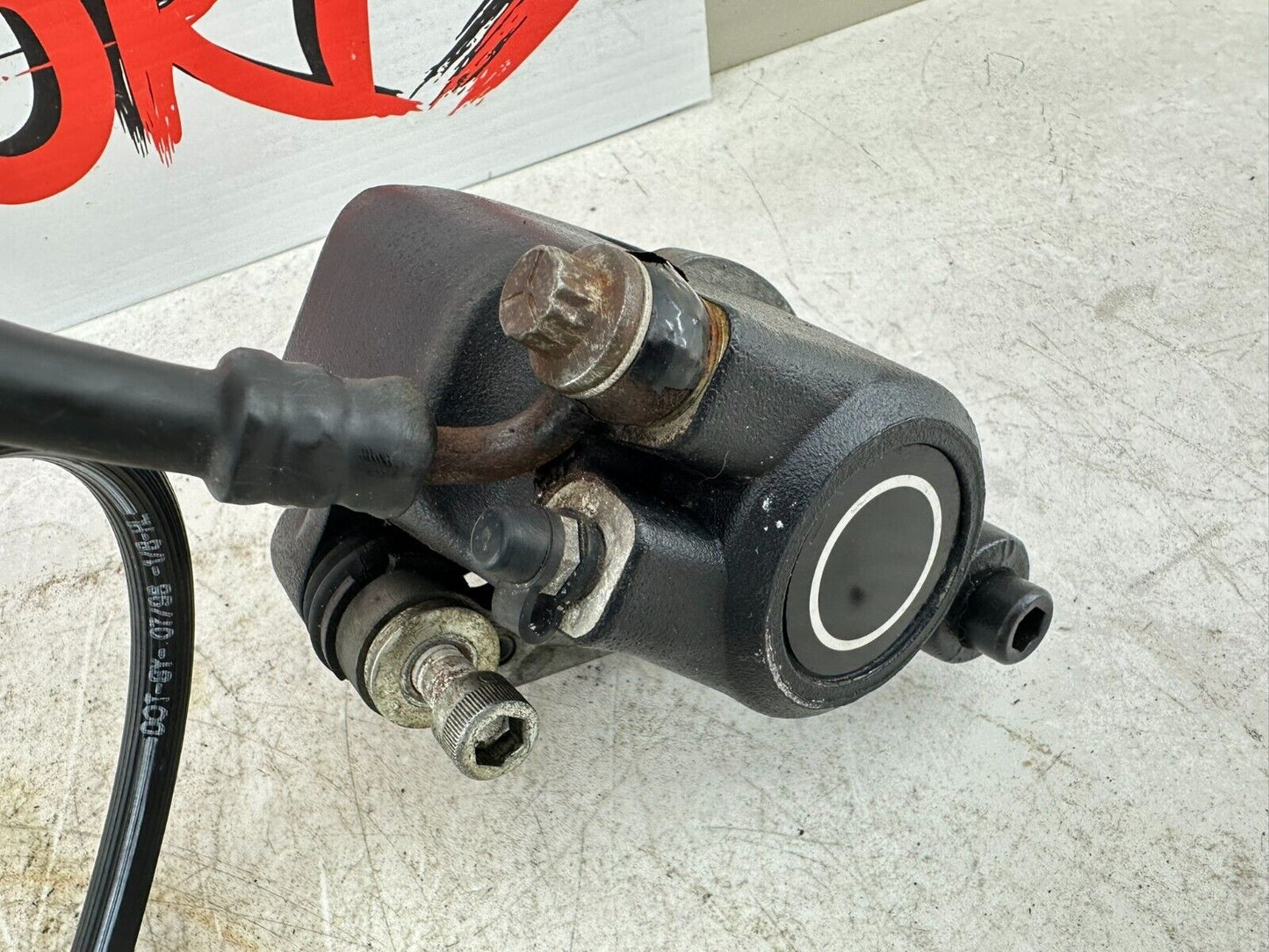 1997 HARLEY DYNA 99 Down Dual Caliper Hose + 11/16 Master Cylinder