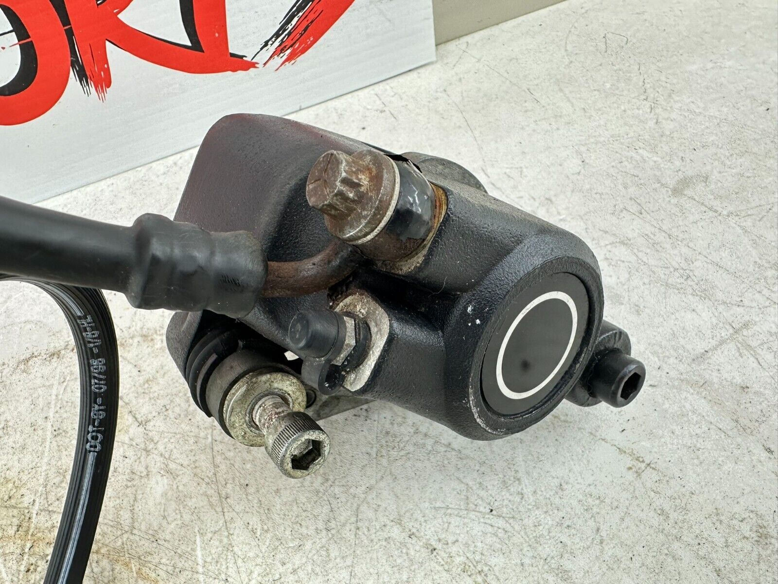1997 HARLEY DYNA 99 Down Dual Caliper Hose + 11/16 Master Cylinder