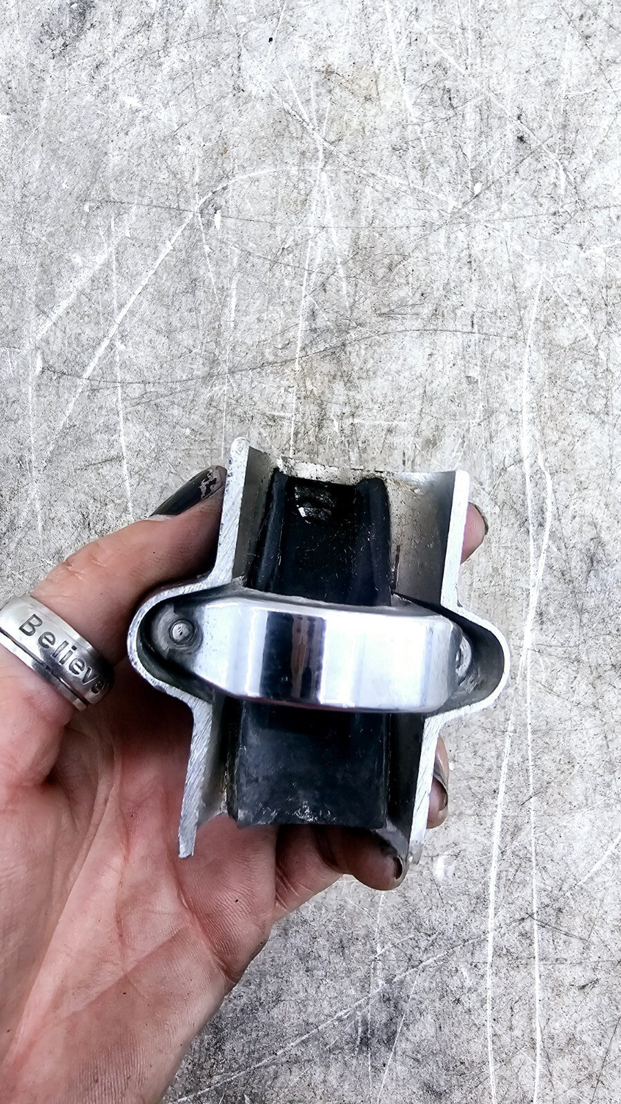 1998 HARLEY FLH ROADKING Universal Helmet Lock Chrome With Key